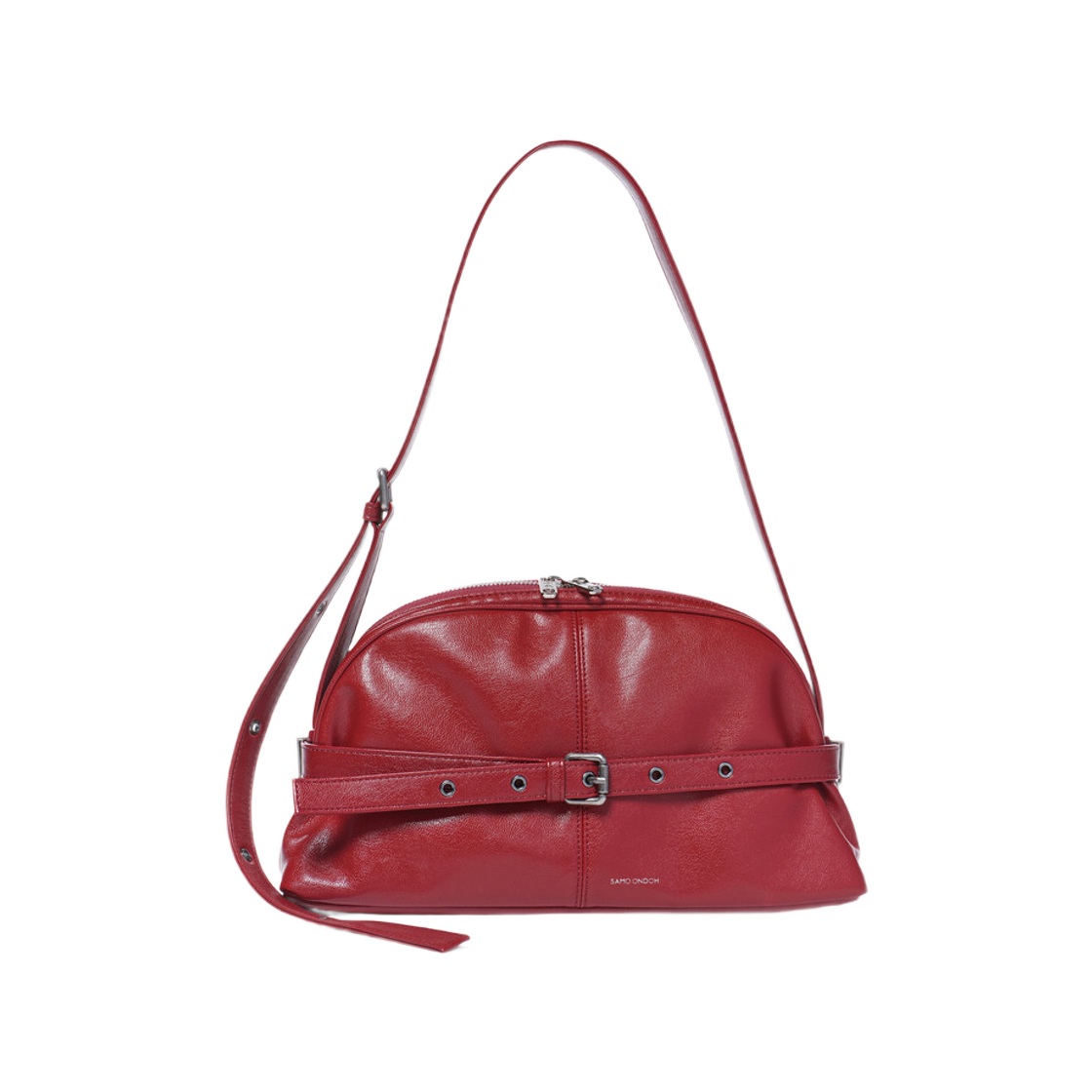 세이모 온도 루나 벨트 백 M 고트 레드(Samo Ondoh Luna Belt Bag M Goat Red)