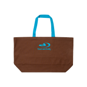 Dust and Data Core Logo Tote Bag Brown