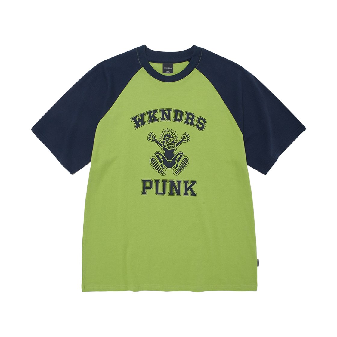 위캔더스 펑크 티셔츠 그린(WKNDRS Punk T-Shirt Green)