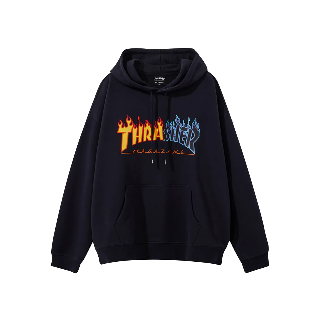 트레셔 투톤 플레임 후디 네이비