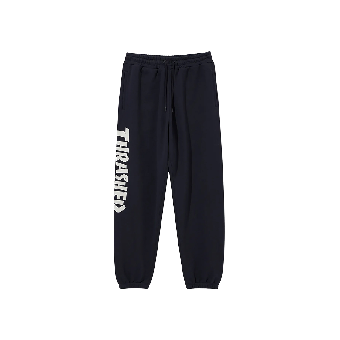 트레셔 매거진 로고 스웻 조거 팬츠 네이비(THRASHER Magazine Logo Sweat Jogger Pants Navy)