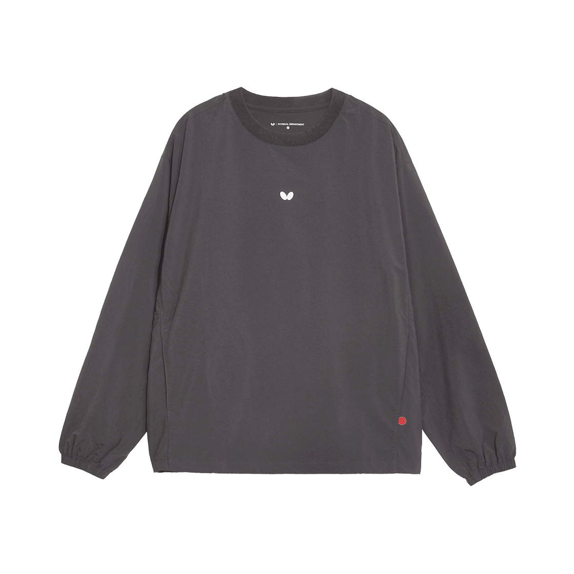 BFF1LS302ACH Butterfly Active Track Long Sleeve Charcoal