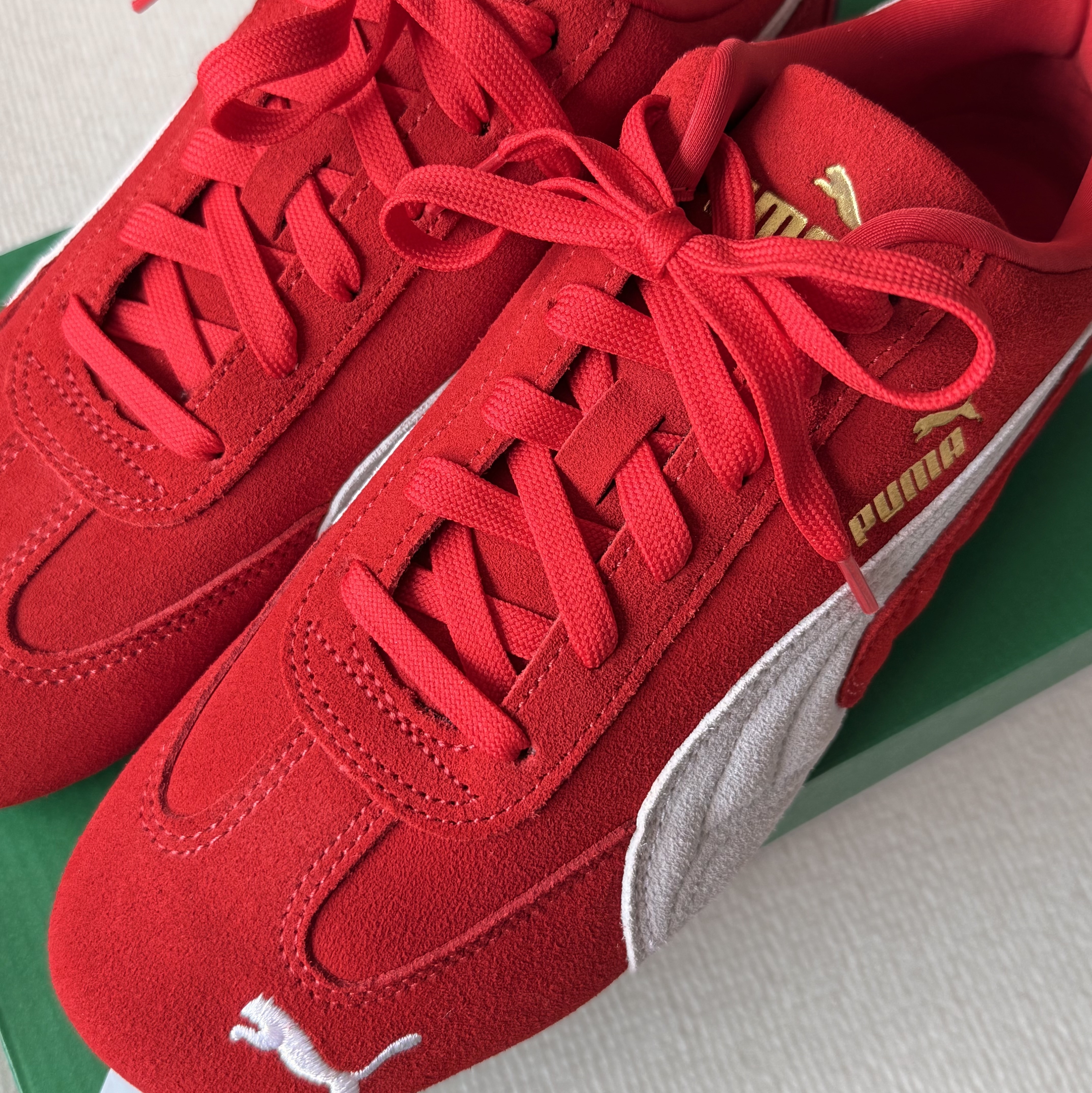 Puma Speedcat OG Red White 착용 스타일