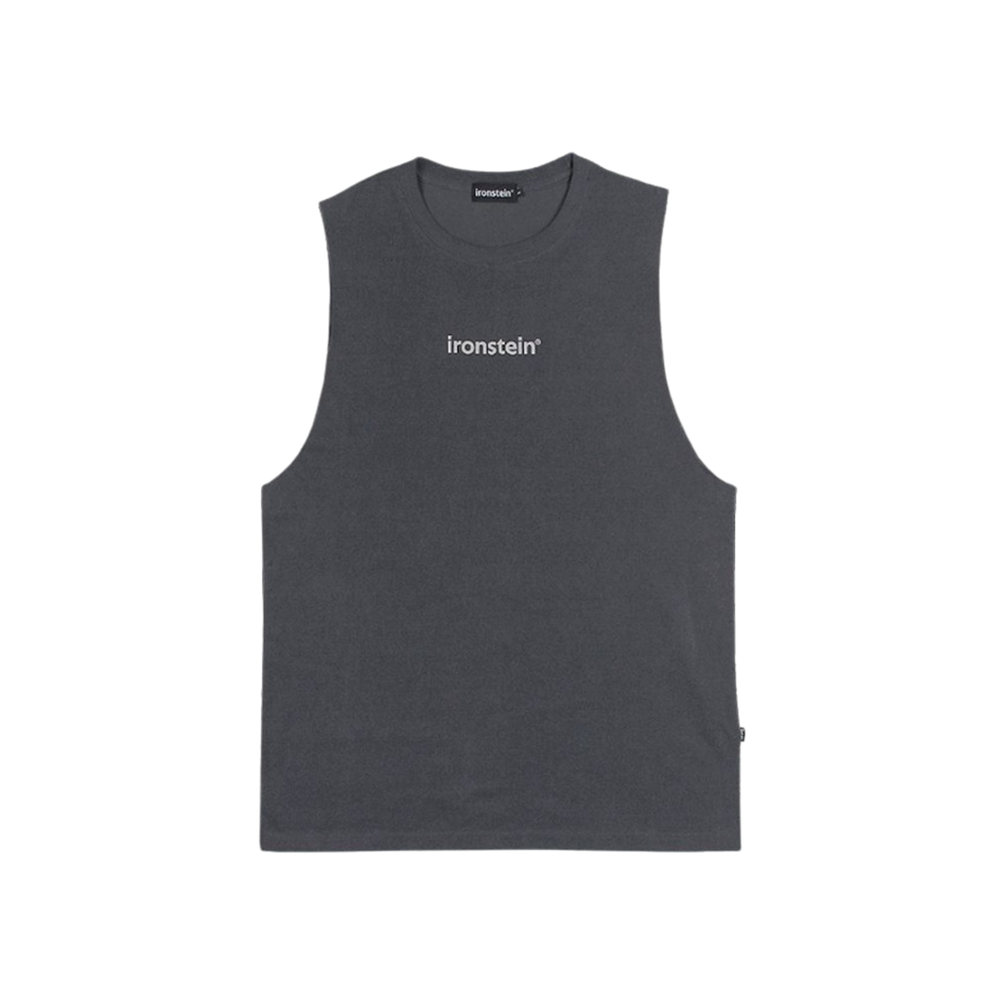 아이언슈타인 피그먼트 로고 슬리브리스 차콜(Ironstein Pigment Logo Sleeveless Charcoal)
