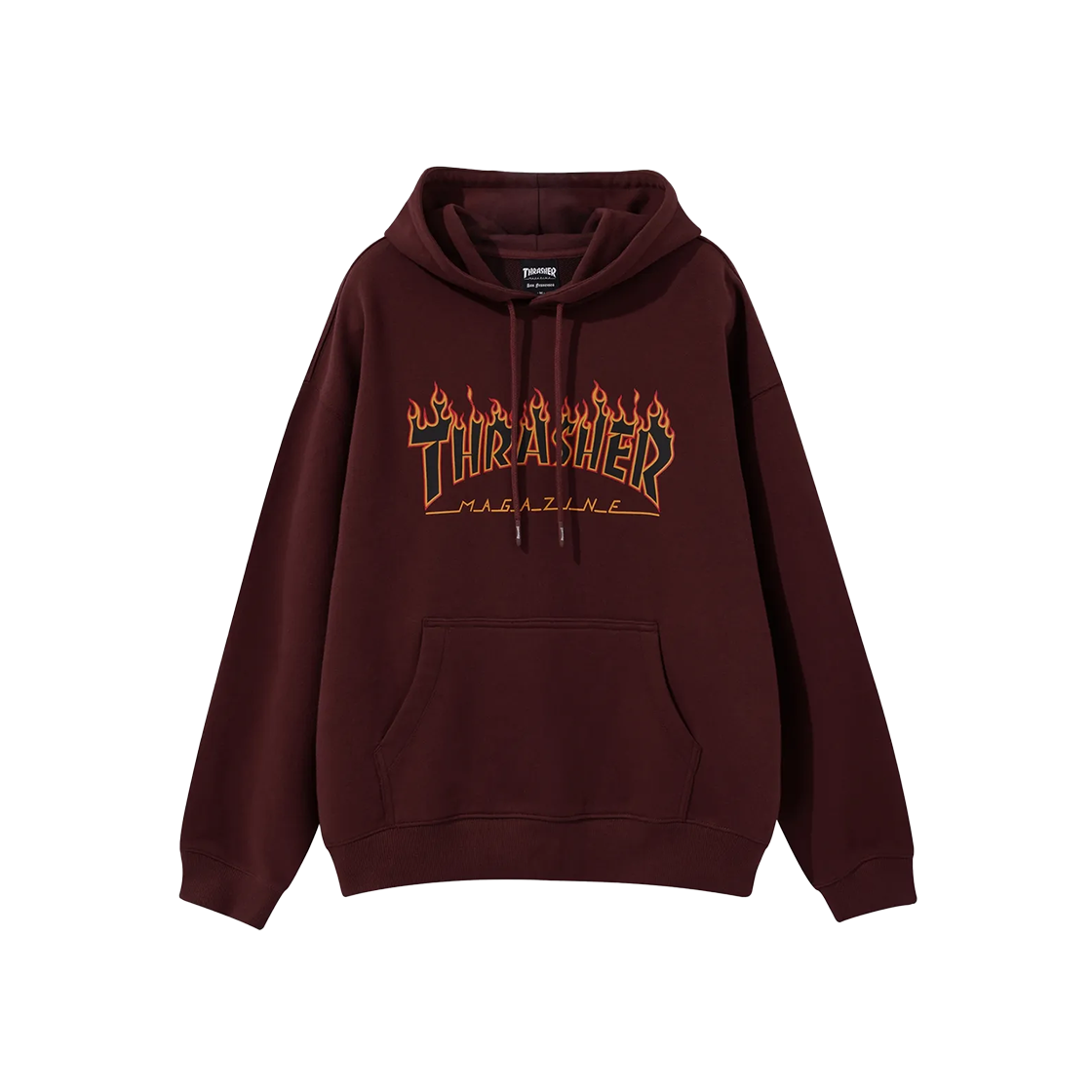 트레셔 플레임 로고 후디 버건디(THRASHER Flame Logo Hoodie Burgundy) - 1