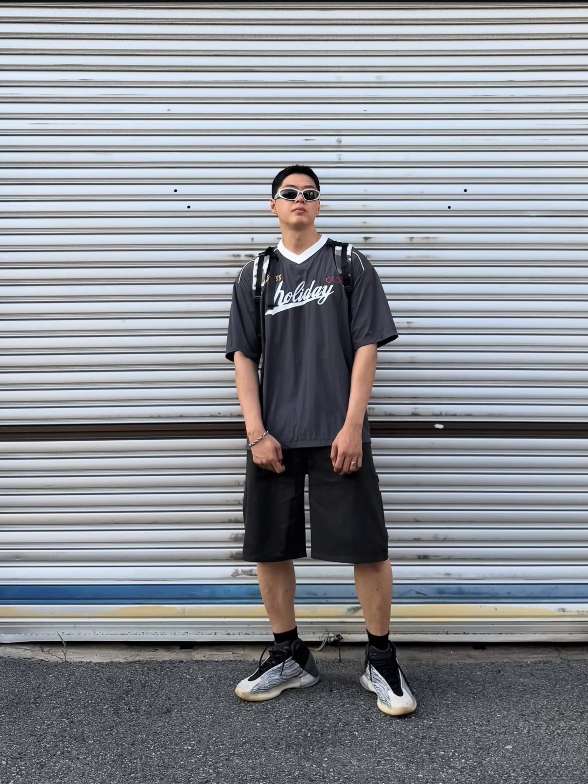 Supreme Backpack Snow Camo - 25SS, Adidas Yeezy QNTM Lifestyle 착용 스타일 - 4
