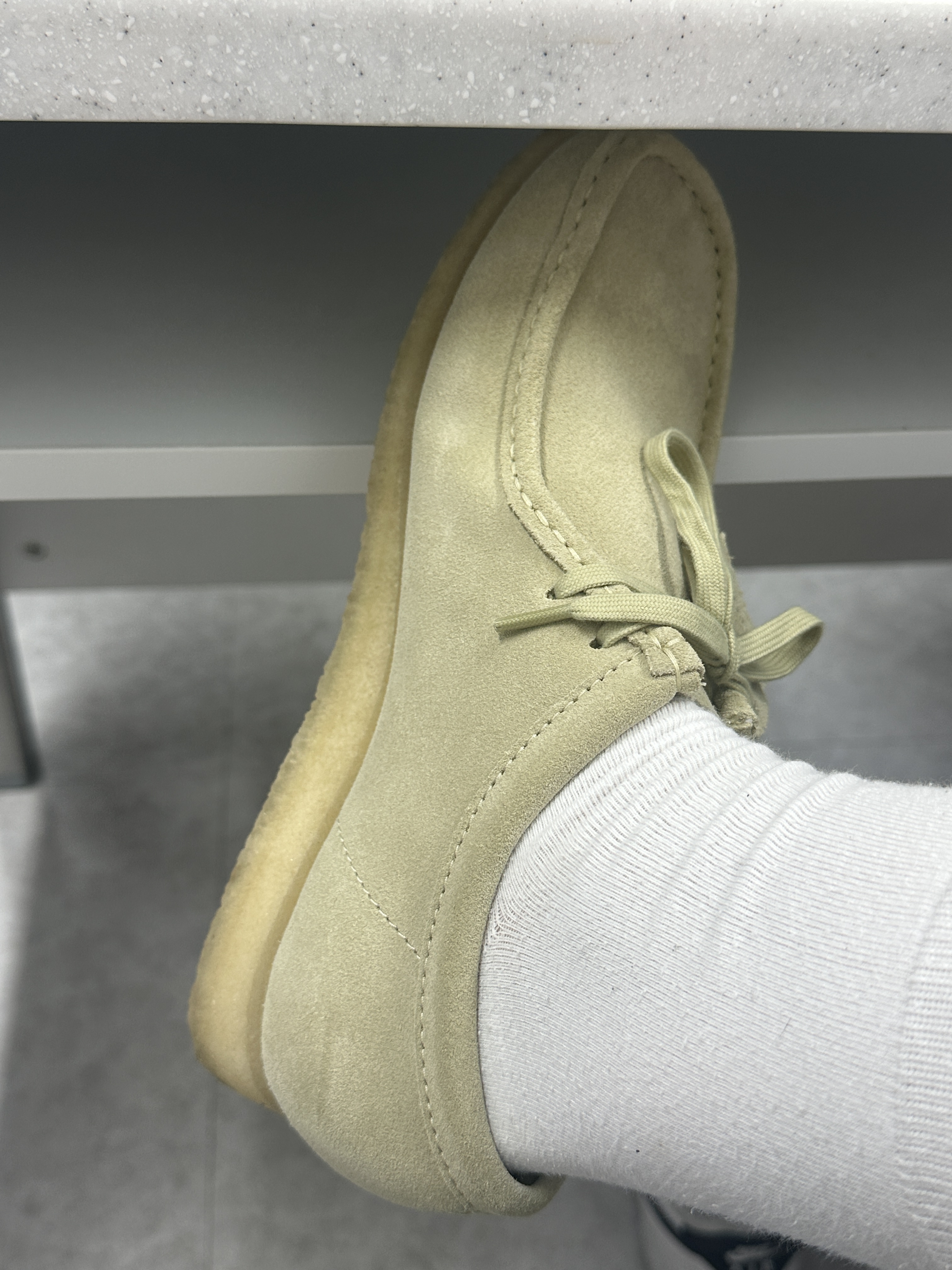 Clarks Wallabee Maple Suede 착용 스타일
