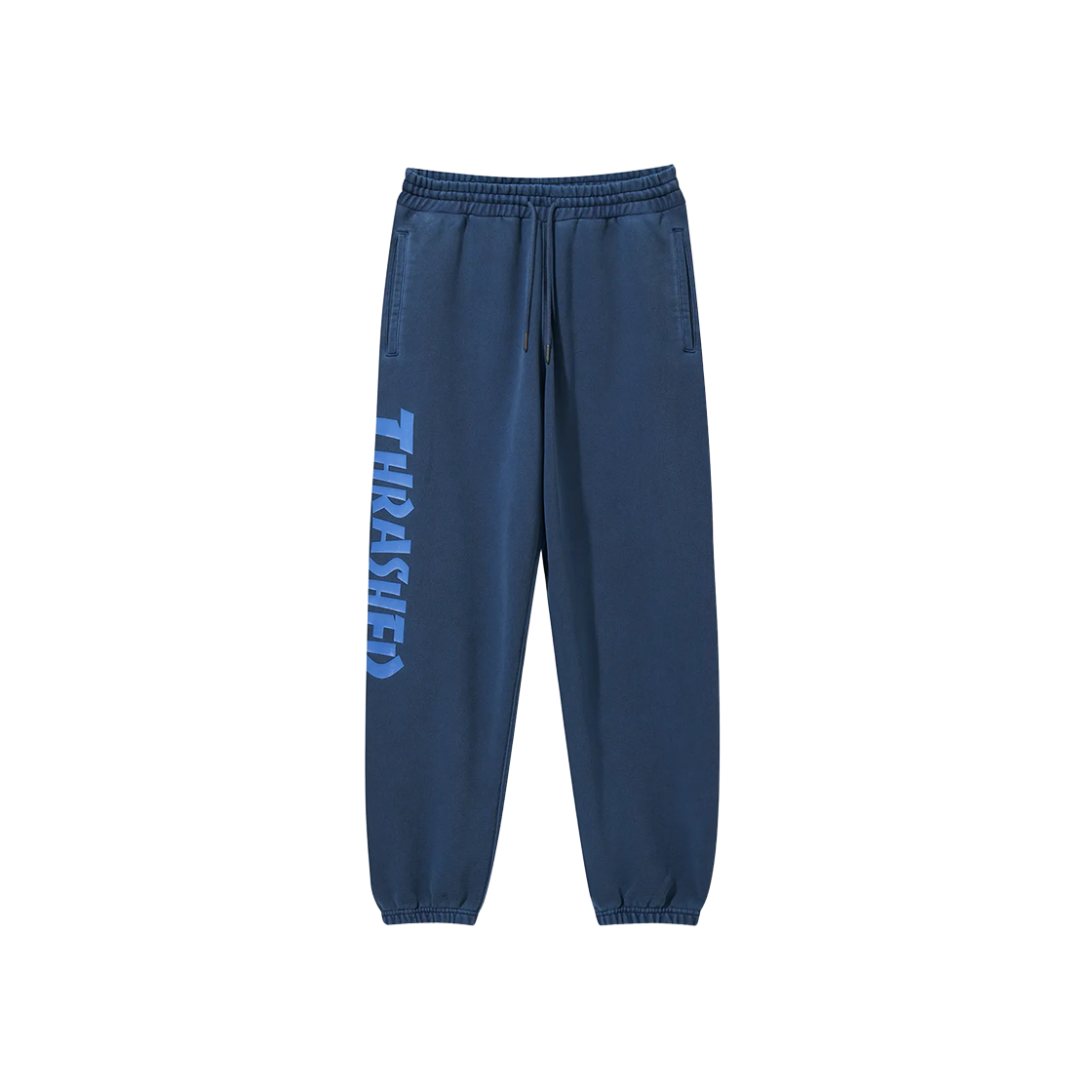 트레셔 매거진 피그먼트 다잉 스웻 조거 팬츠 네이비(THRASHER Magazine Pigment Dyeing Sweat Jogger Pants Navy)