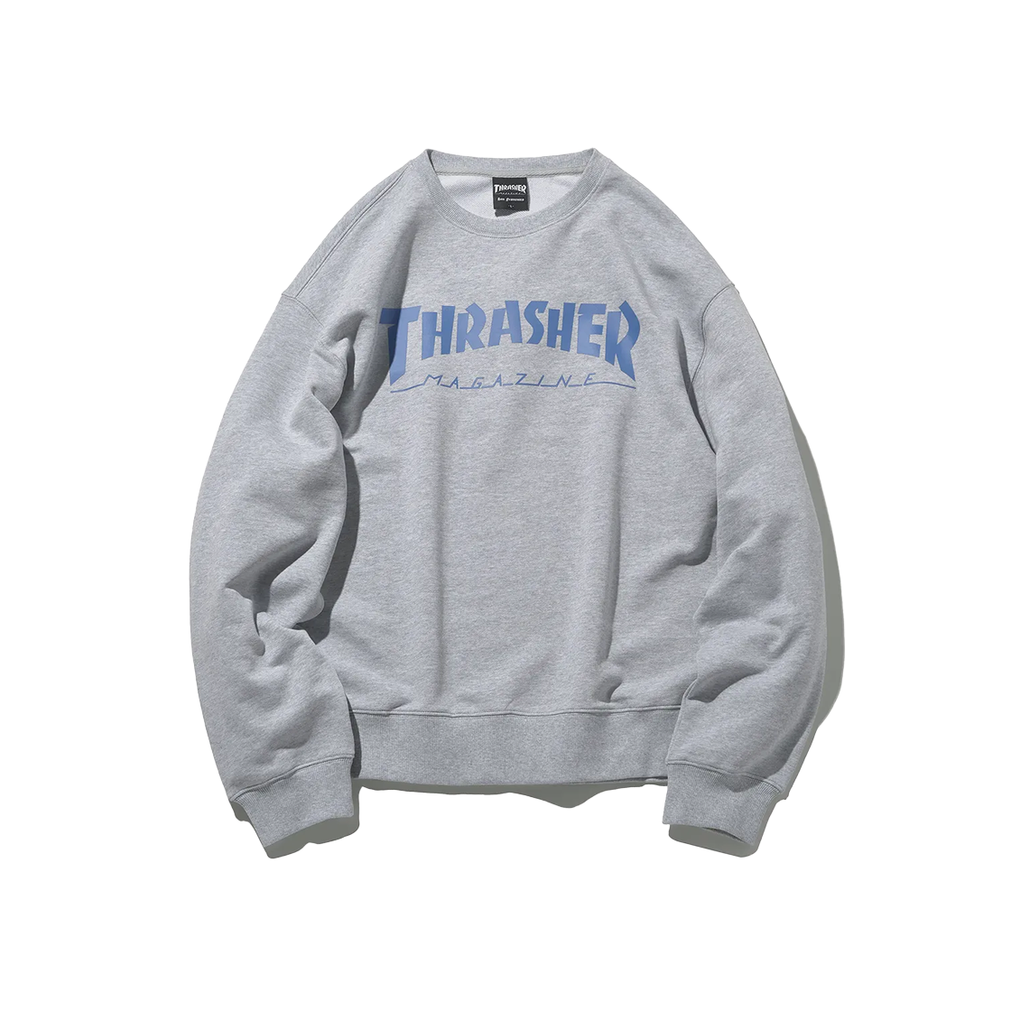 트레셔 매거진 로고 맨투맨 그레이(THRASHER Magazine Logo Sweatshirt Gray)