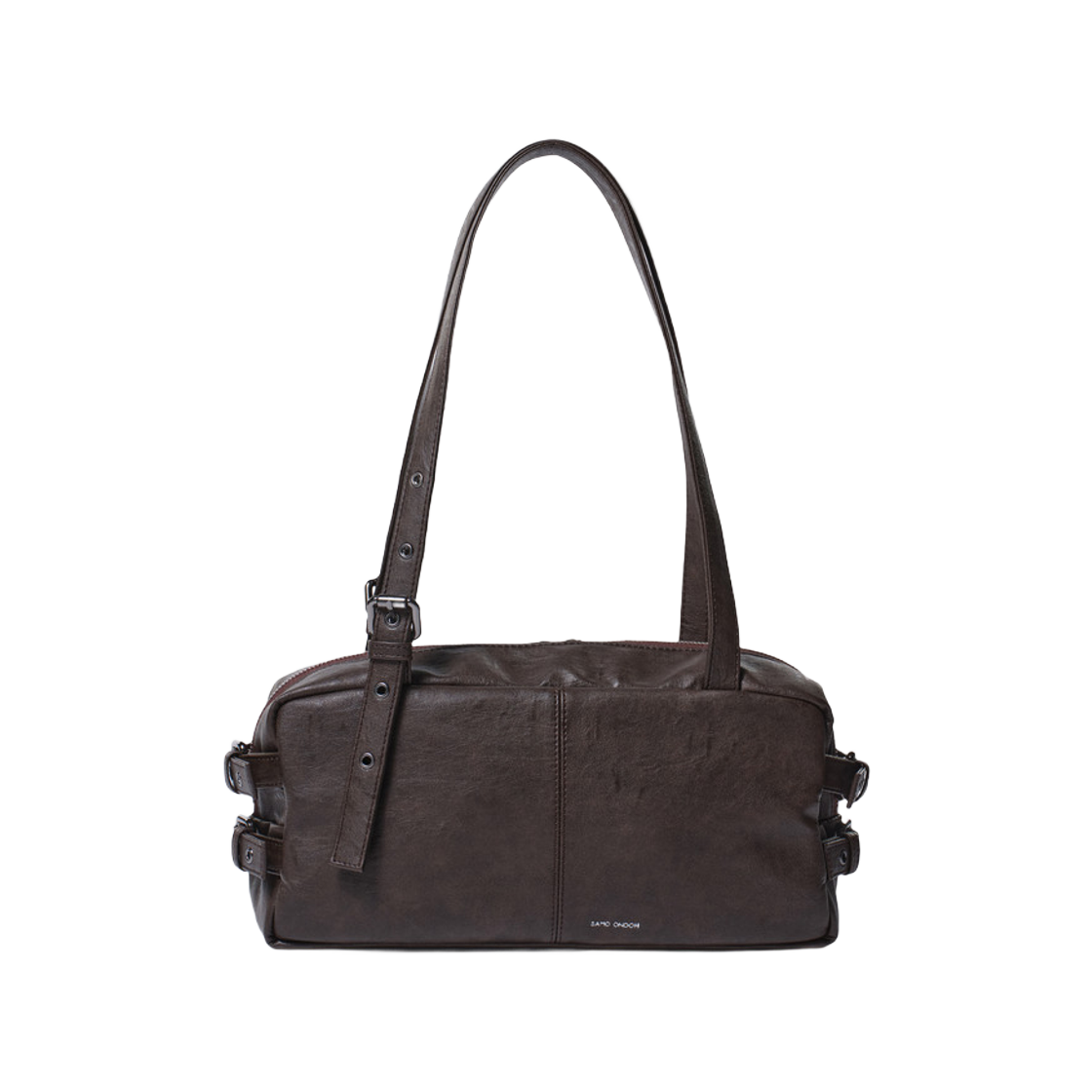 세이모 온도 사이드 벨트 백 M 브러쉬드 초콜릿(Samo Ondoh Side Belt Bag M Brushed Chocolate)
