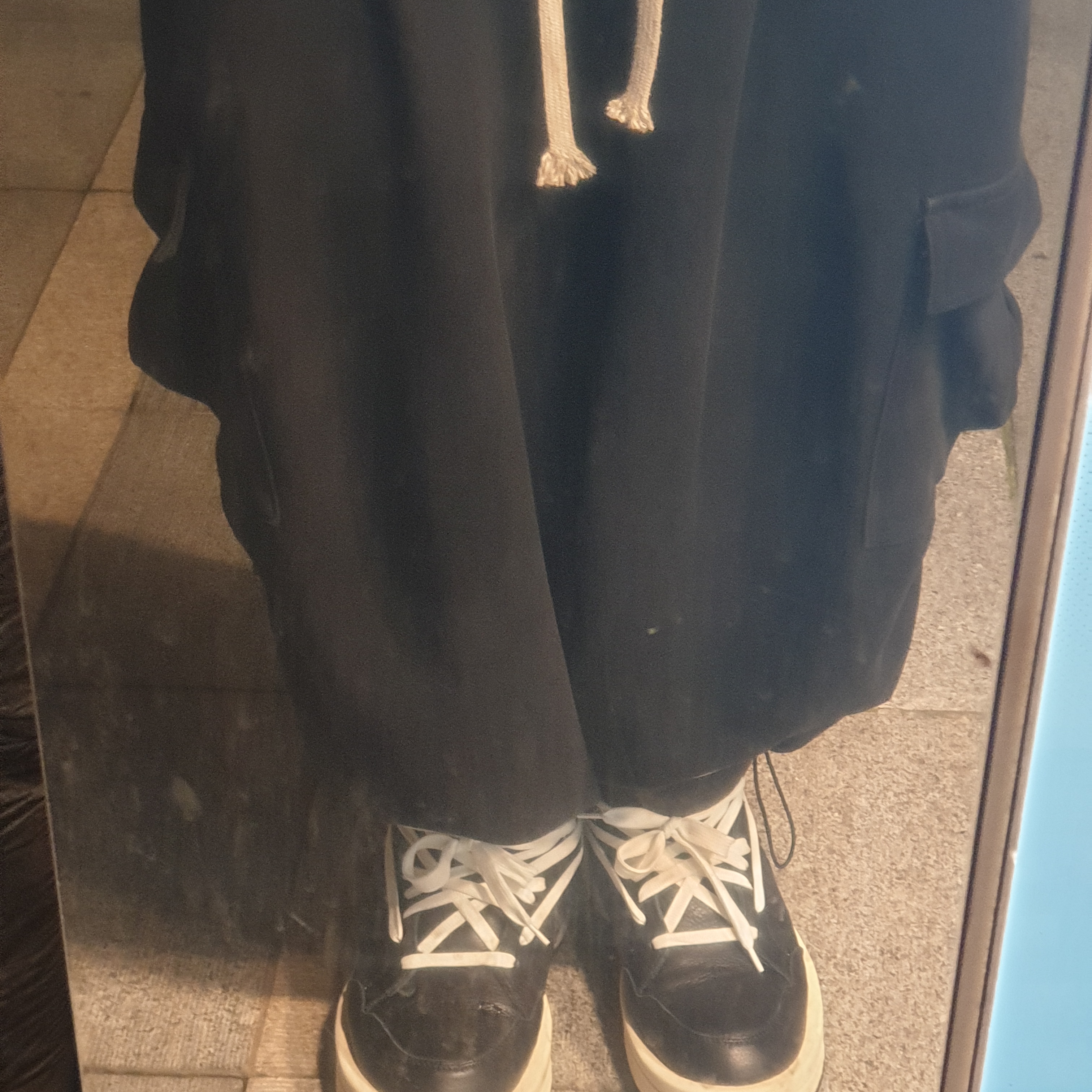 Converse x Drkshdw Turbowpn Black 착용 스타일 - 4