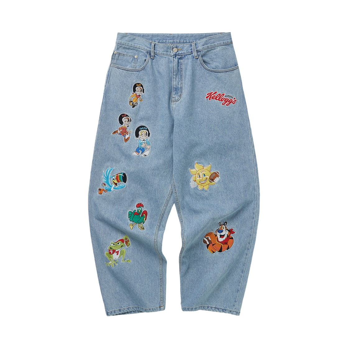 위캔더스 x 켈로그 H.O.F 데님 팬츠 라이트 데님(WKNDRS x Kellogg's H.O.F Denim Pants Light Denim)