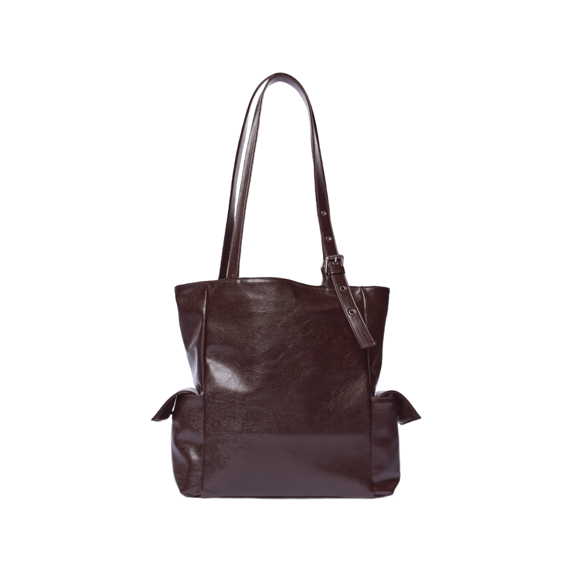 세이모 온도 포켓 쇼퍼백 M 고트 초콜릿(Samo Ondoh Pocket Shopper Bag M Goat Chocolate) - 2