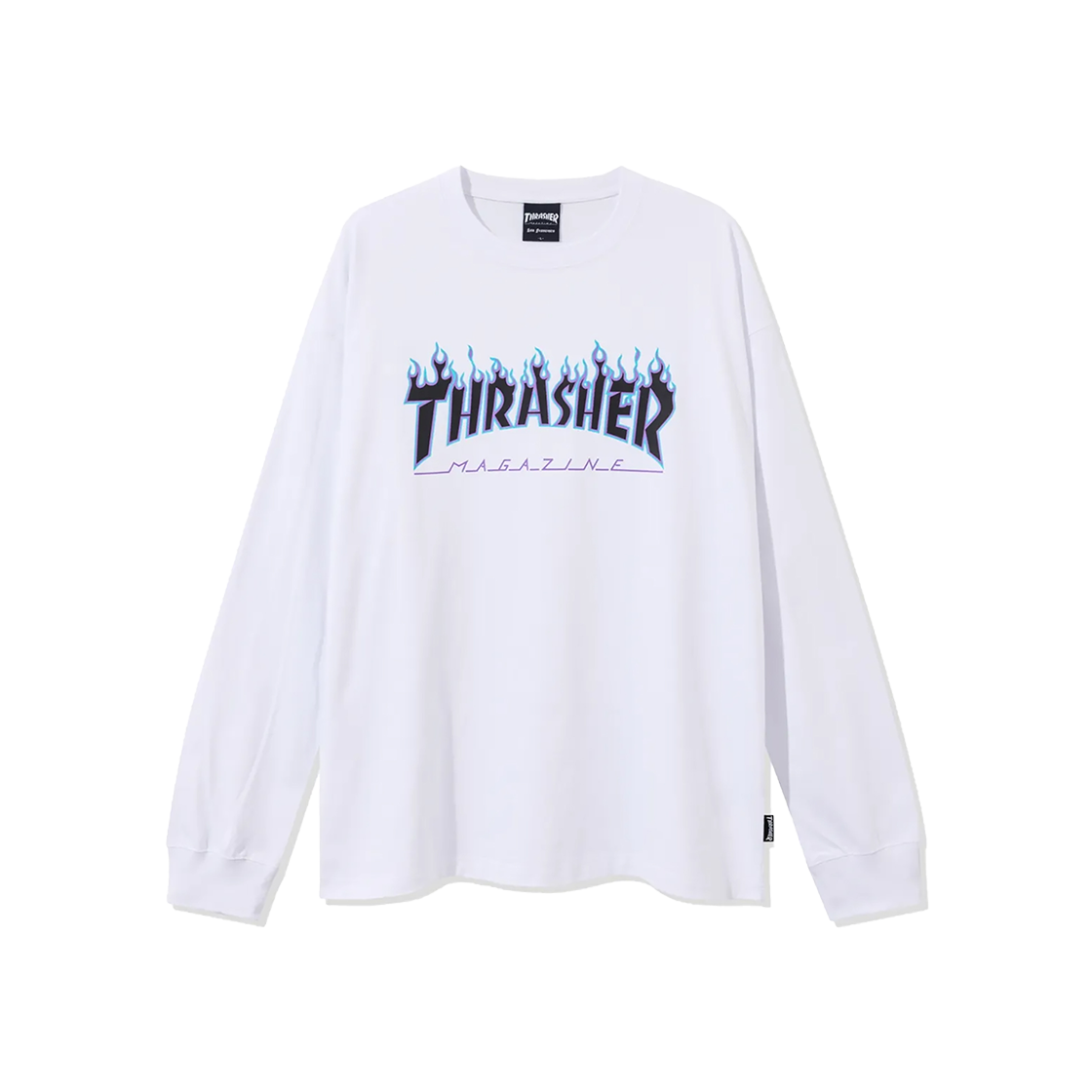 트레셔 플레임 로고 롱슬리브 화이트(THRASHER Flame Logo Longsleeve White) - 1