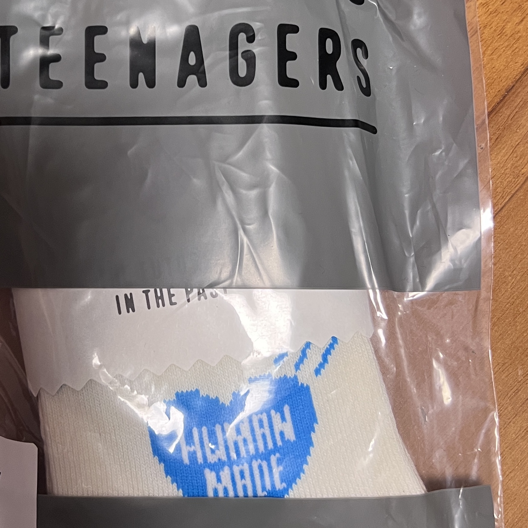 Human Made Heart Socks Blue 착용 스타일