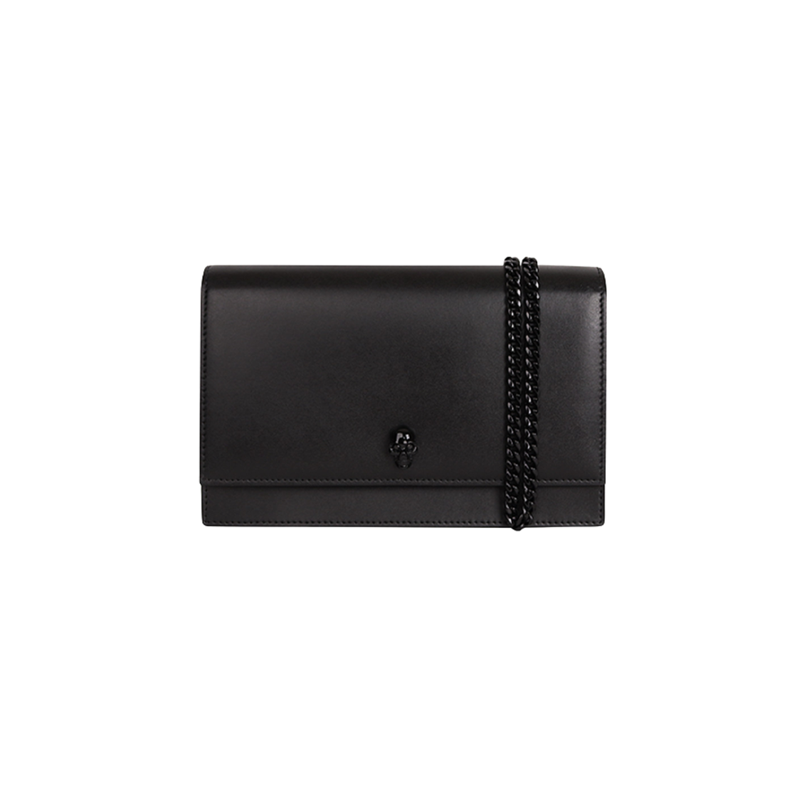 6302661CW0V1000 Alexander McQueen Skull Chain Shoulder Bag Black