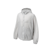 Butterfly String Hoodie Windbreaker Grey