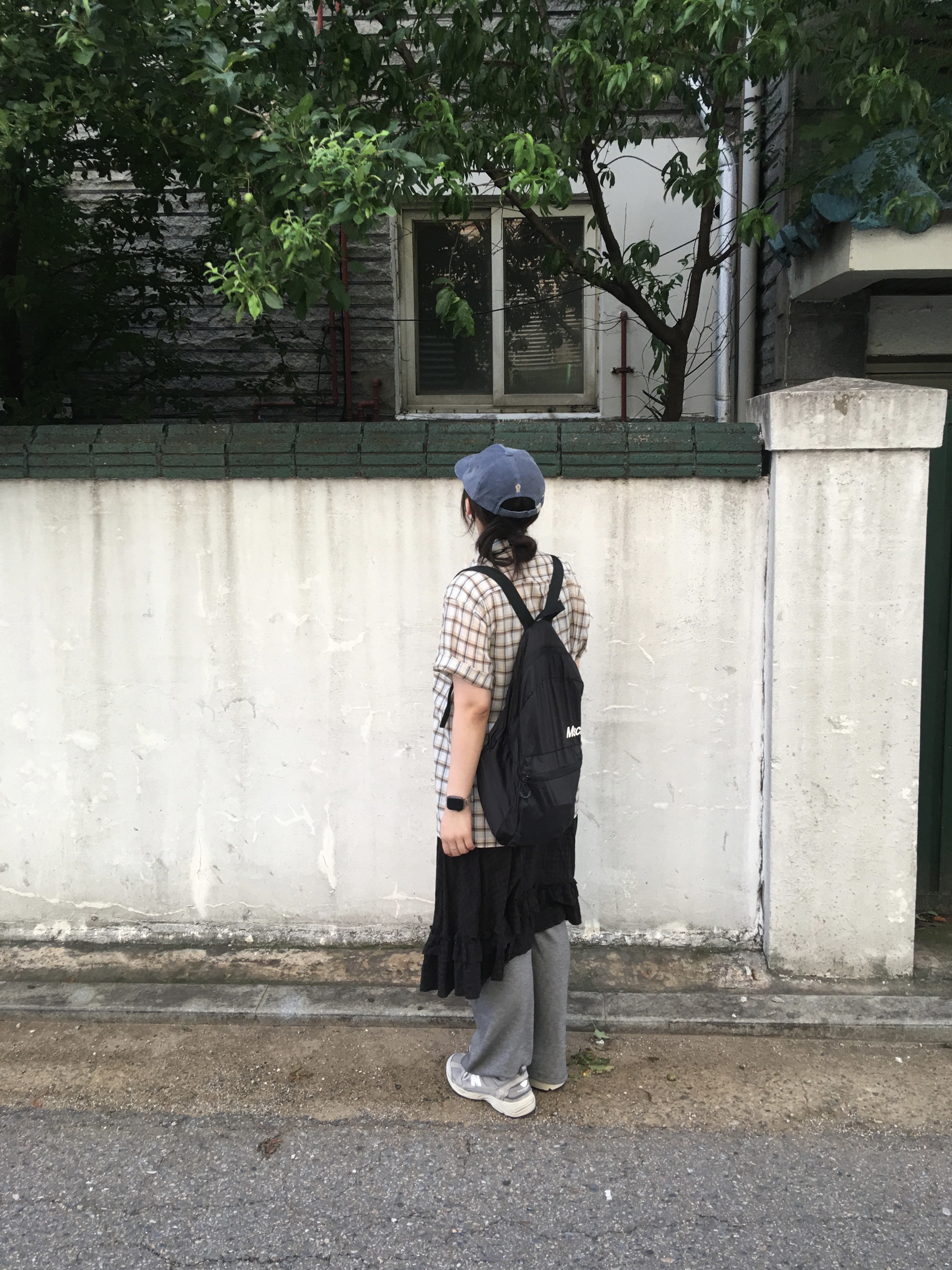 New Balance 878 Gray 착용 스타일