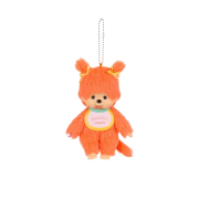 Monchhichi Colors Key Chain Orange Girl