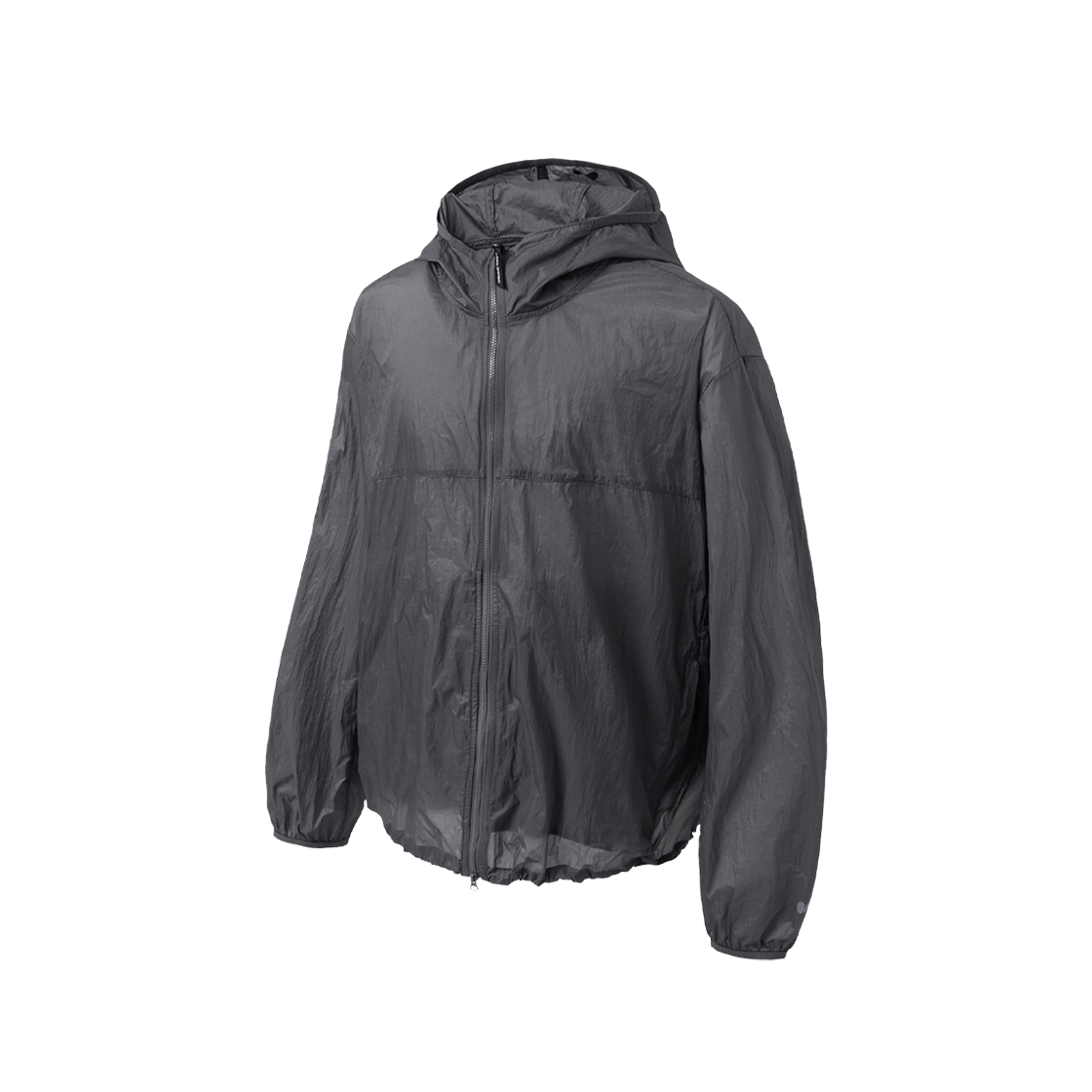 BFF1JK303ACH Butterfly String Hoodie Windbreaker Charcoal