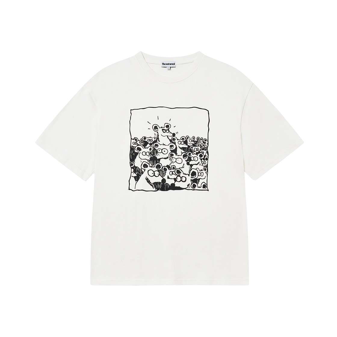 - The Scot Wreck Panama Rat T-Shirt White
