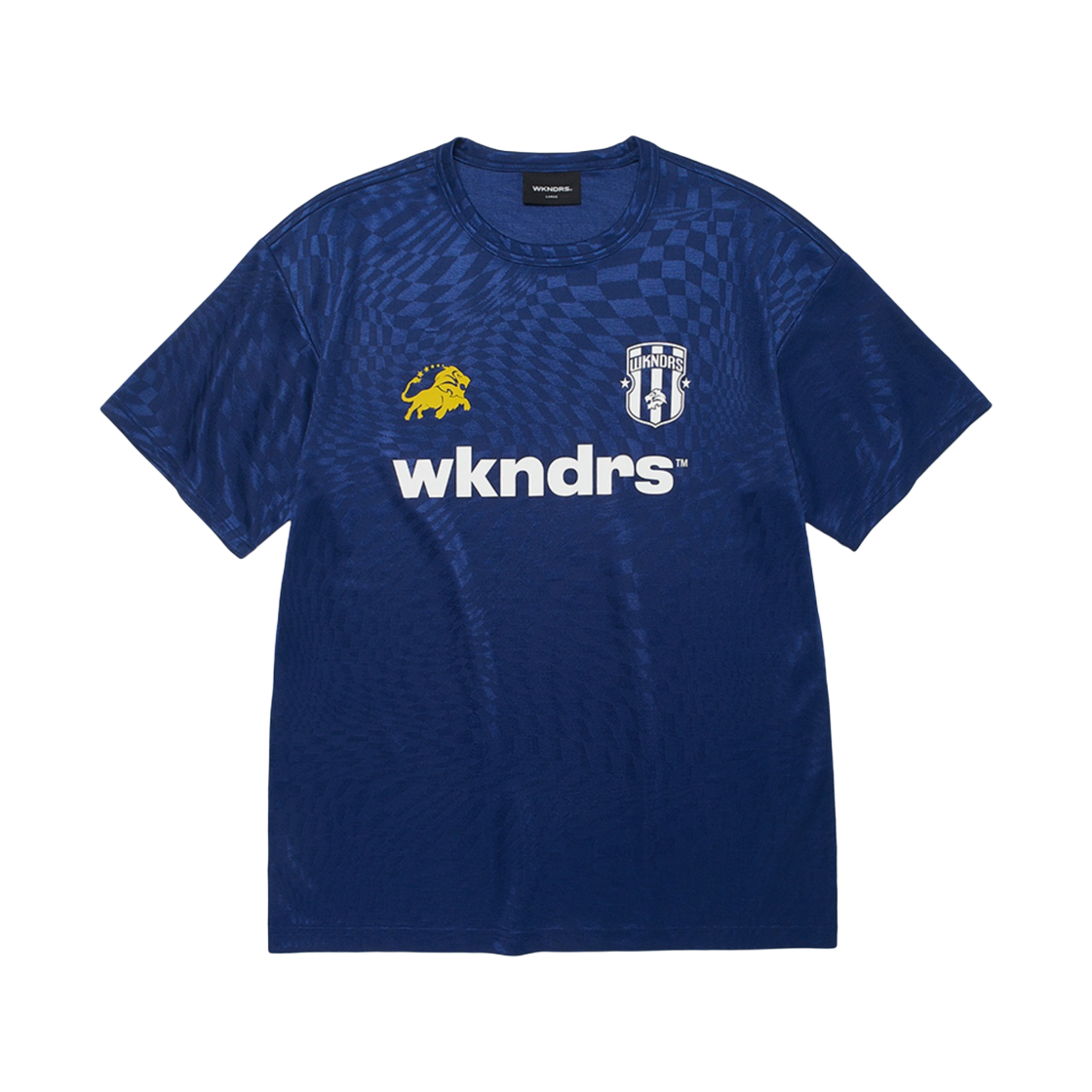 위캔더스 킹 사커 SS 저지 네이비(WKNDRS King Soccer SS Jersey Navy)