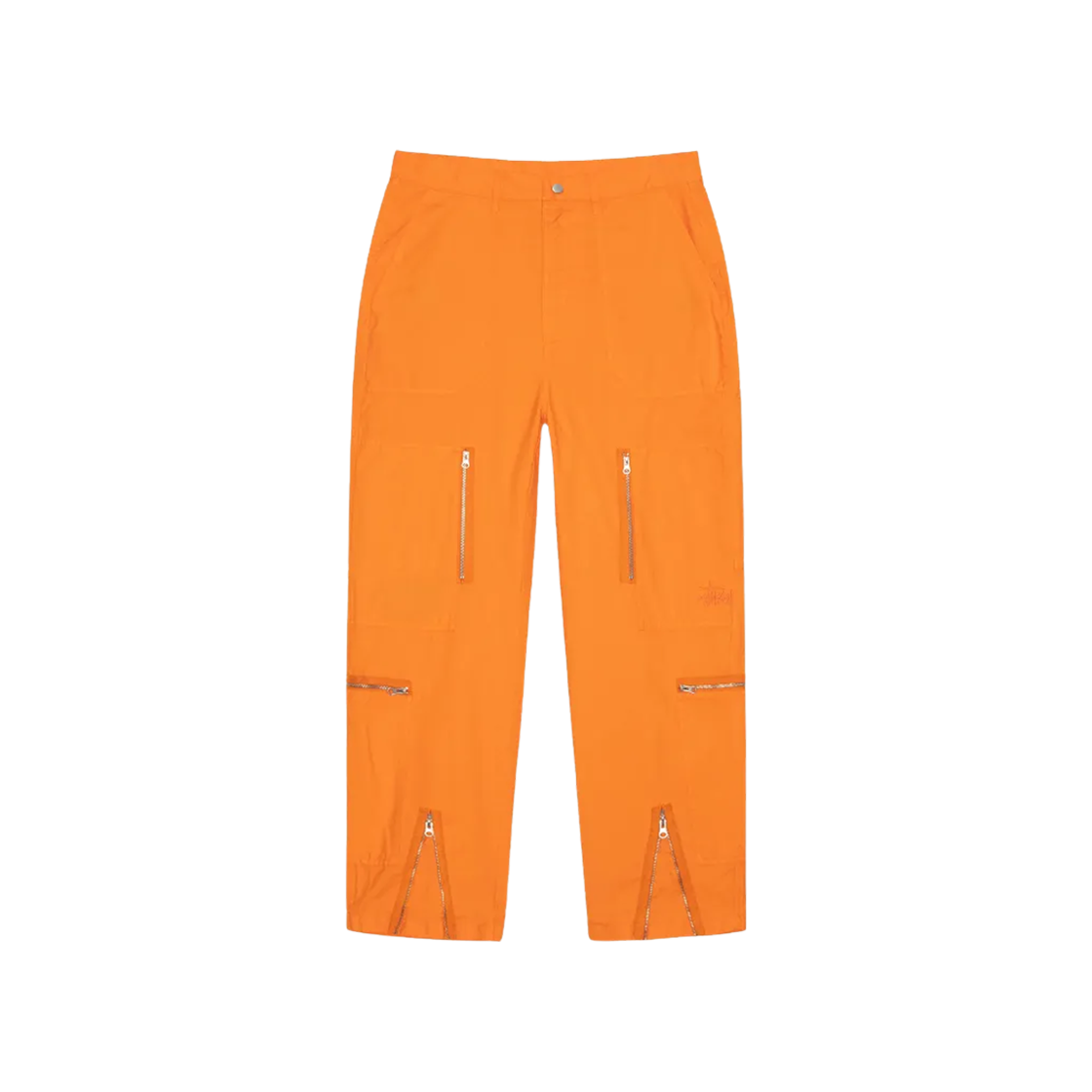 116655 Stussy Pigment Dyed Nyco Flight Pants Orange