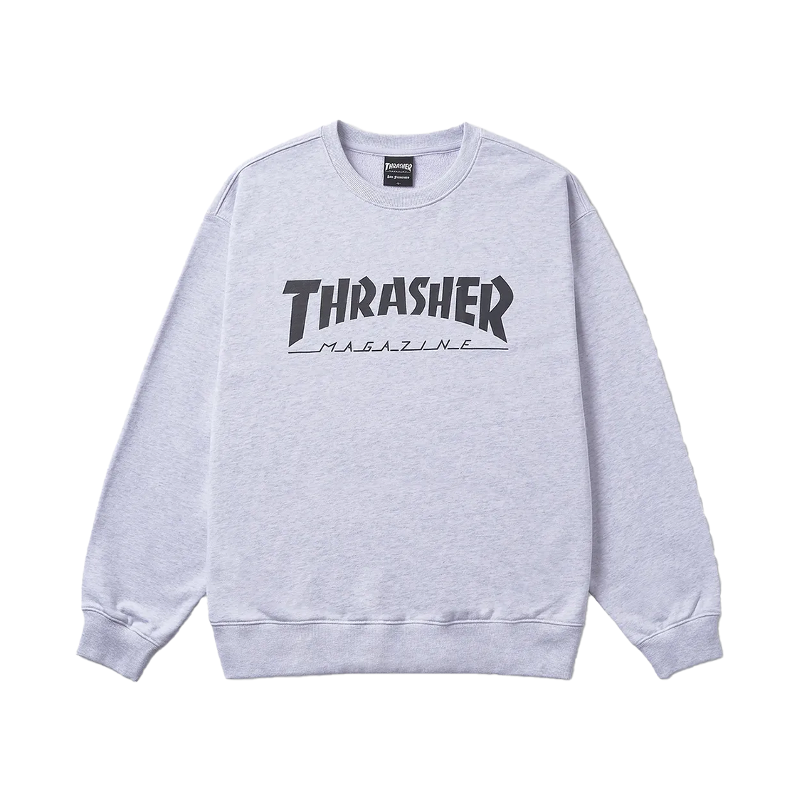 트레셔 매거진 로고 맨투맨 라이트 그레이(THRASHER Magazine Logo Sweatshirt Light Gray) - 1
