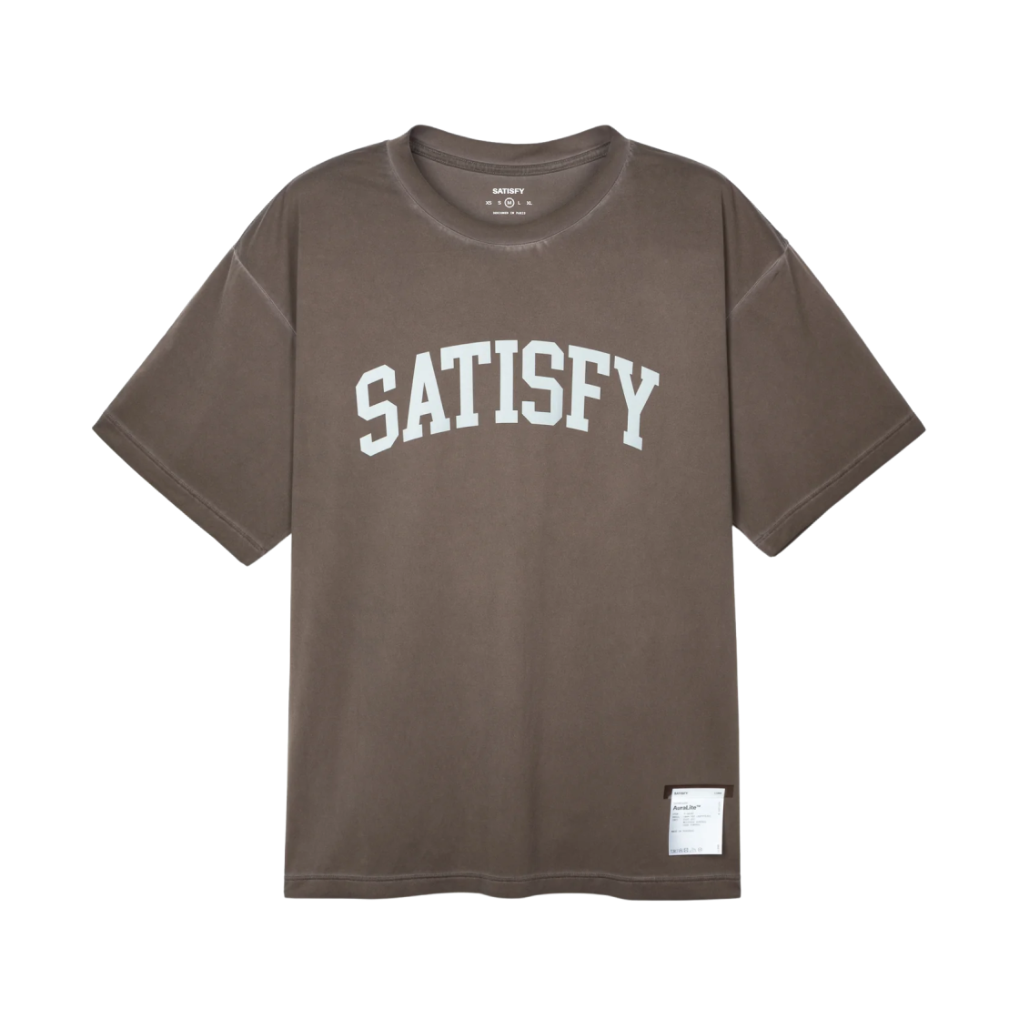 새티스파이 아우라라이트 티셔츠 피그먼트 브라운