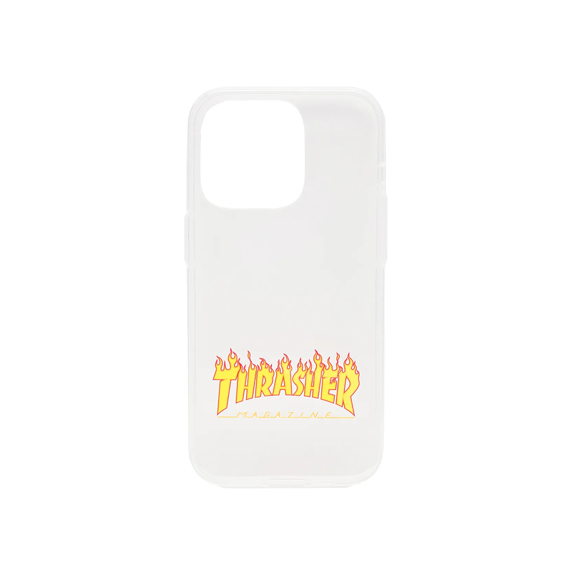 트레셔 플레임 아이폰14 PRO 케이스 클리어 옐로우(THRASHER Flame Iphone 14 Pro Case Clear Yellow)