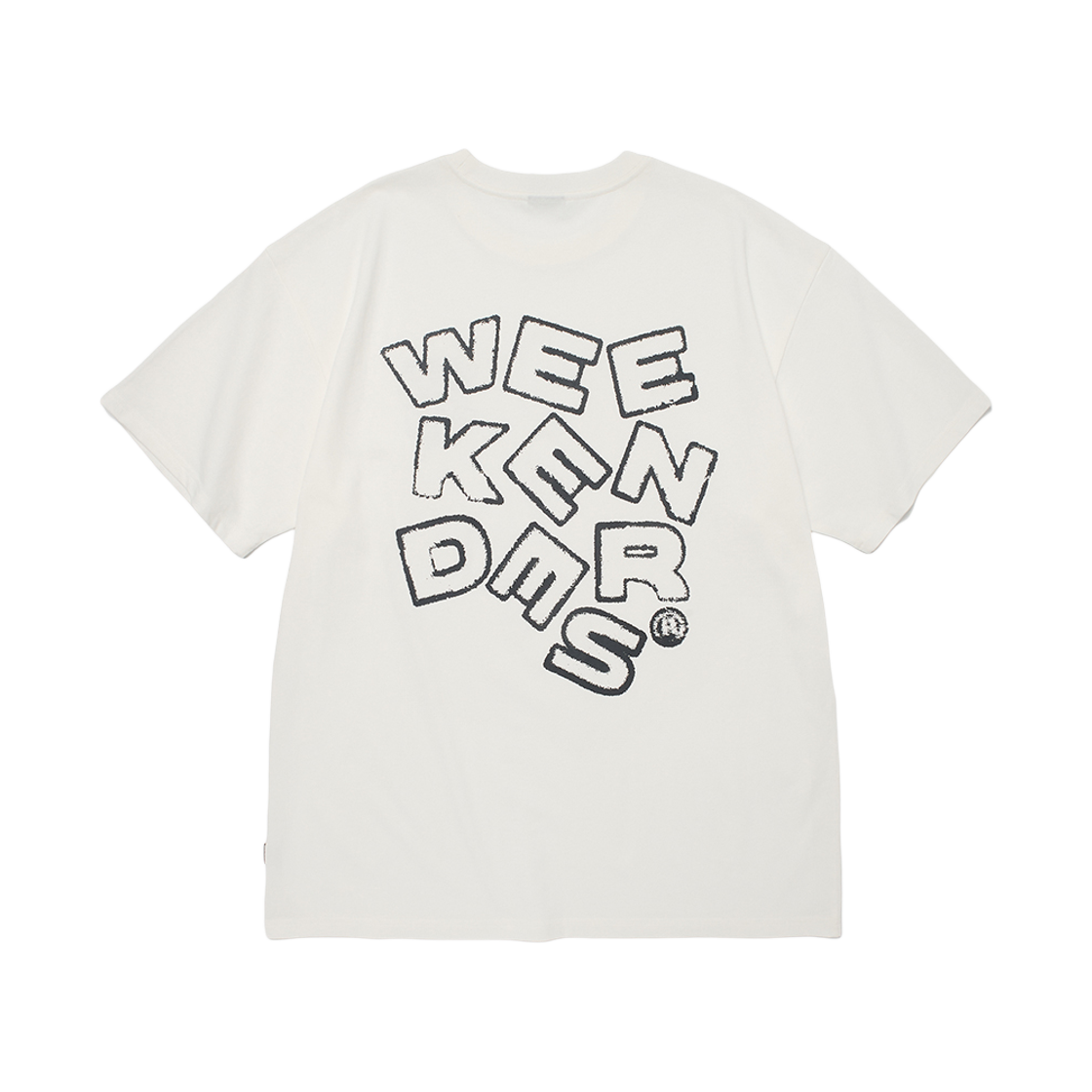 위캔더스 S-로고 티셔츠 화이트(WKNDRS S-Logo T-Shirt White) - 2
