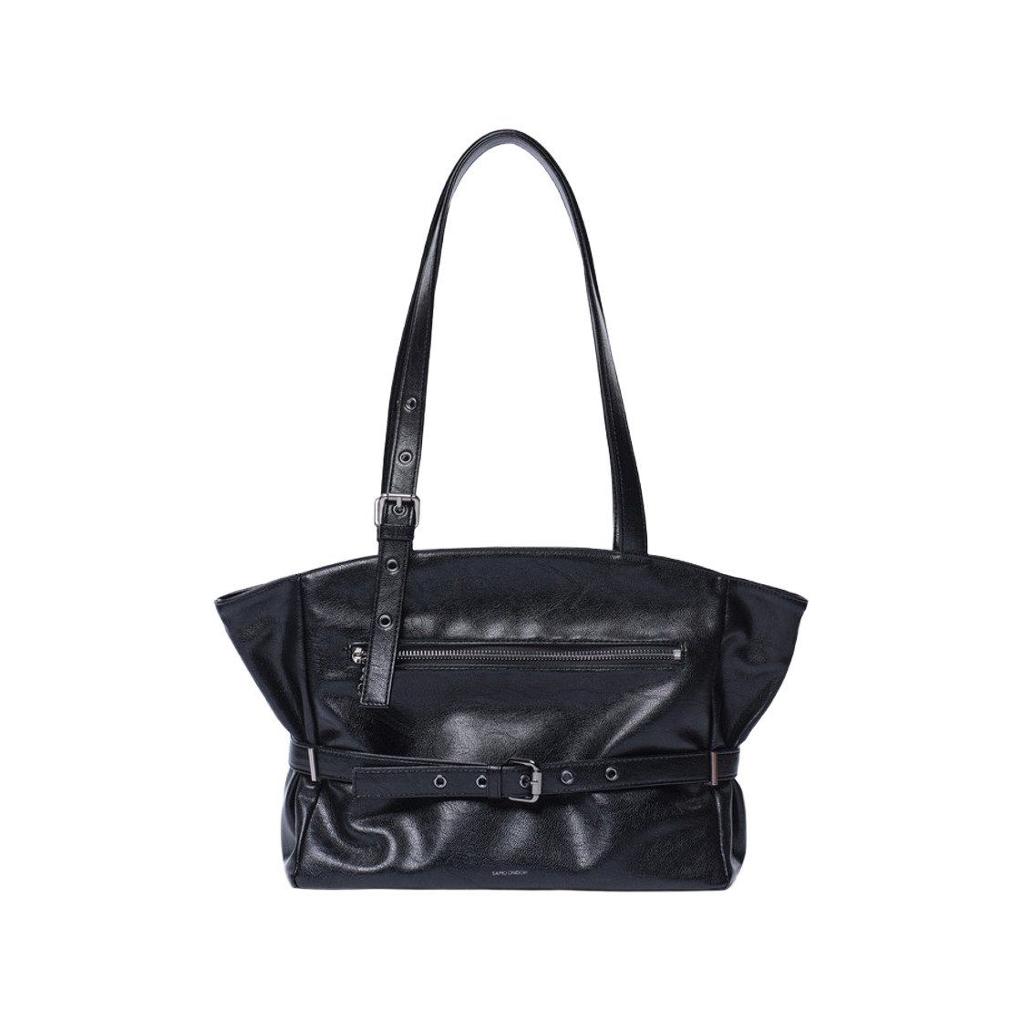세이모 온도 코르셋 백 M 고트 블랙(Samo Ondoh Corset Bag M Goat Black)