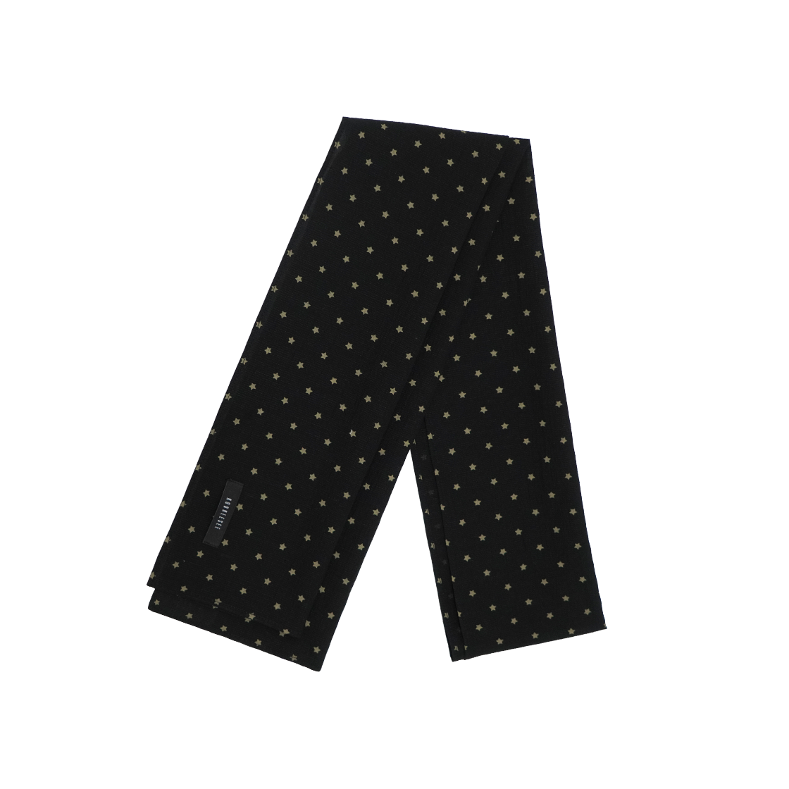 쿠키시 리틀 스타 롱스카프 - 블랙(Kookeesee Little Star Long Scarf - black)