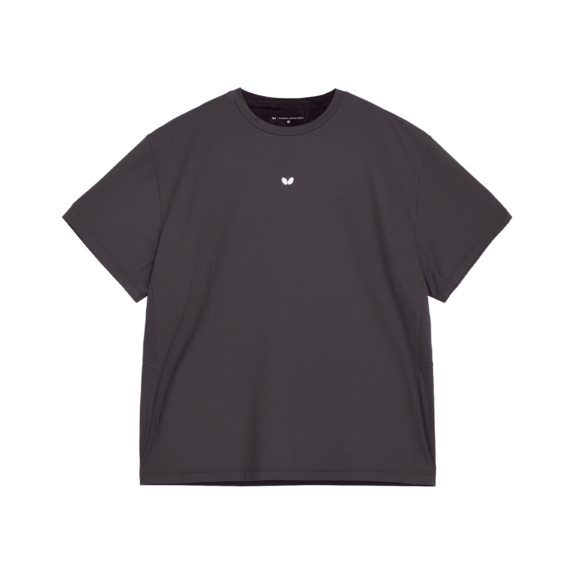 BFF1SS302ACH Butterfly Quick Dry Over Fit Short Sleeve Charcoal