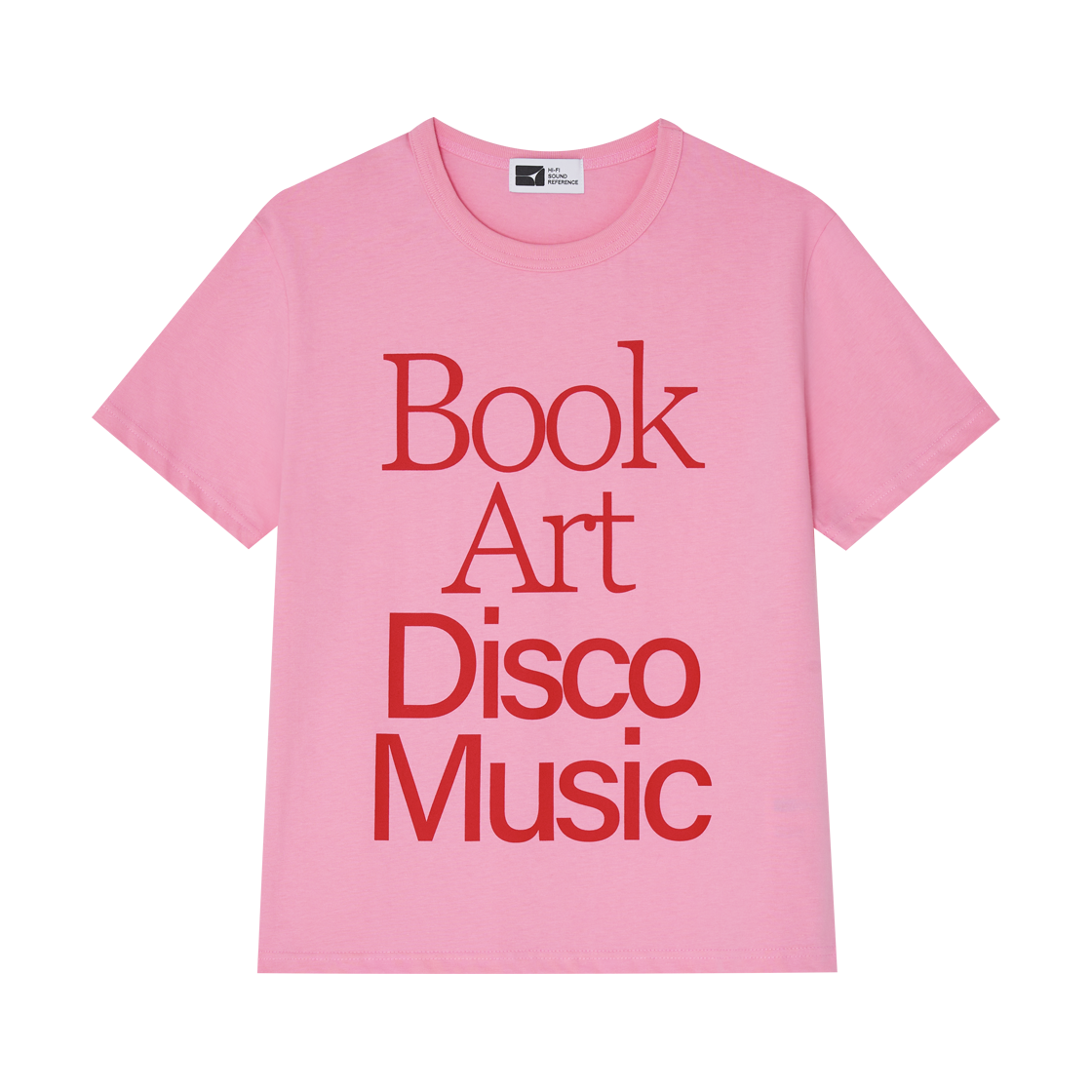 HFSR25SSUTS010PK Hifi Sound Reference Book, Musik T-Shirts, Pink