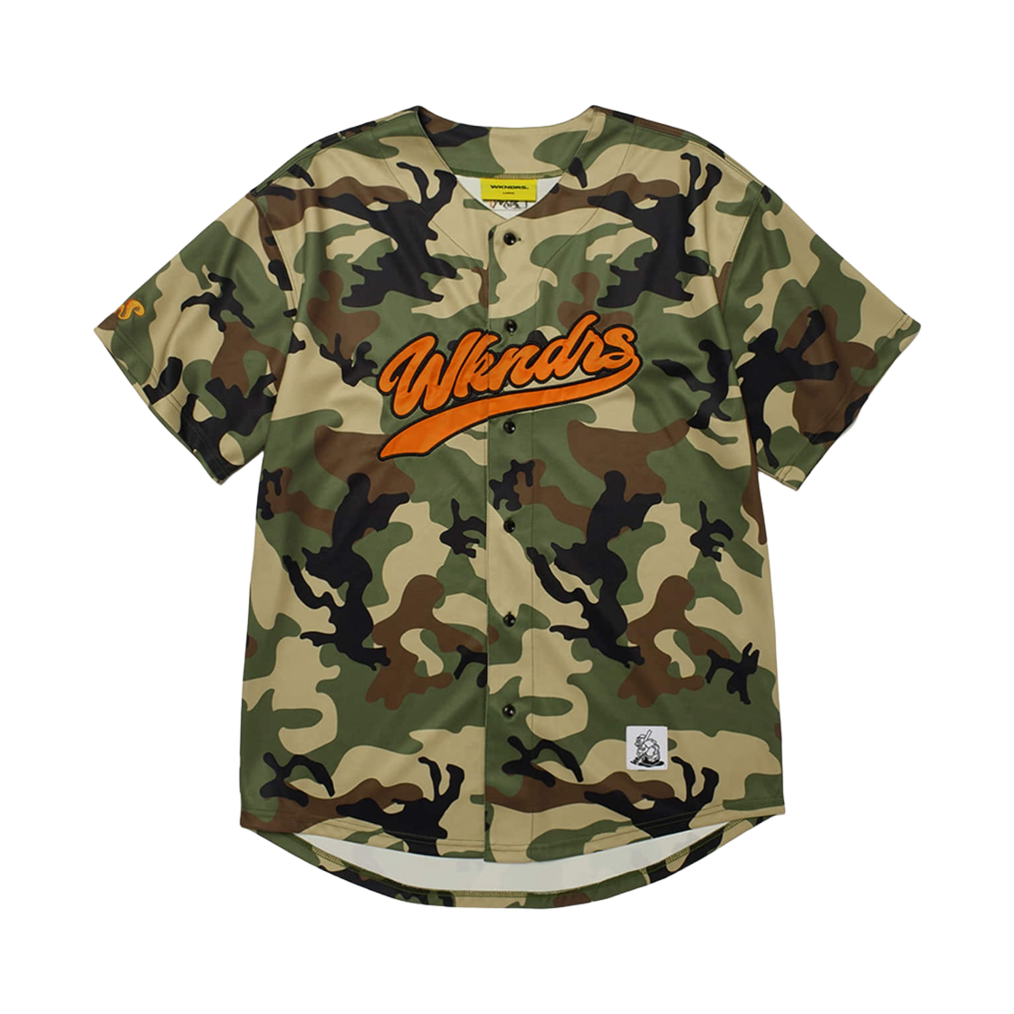 - WKNDRS Baseball Script Jersey Camo