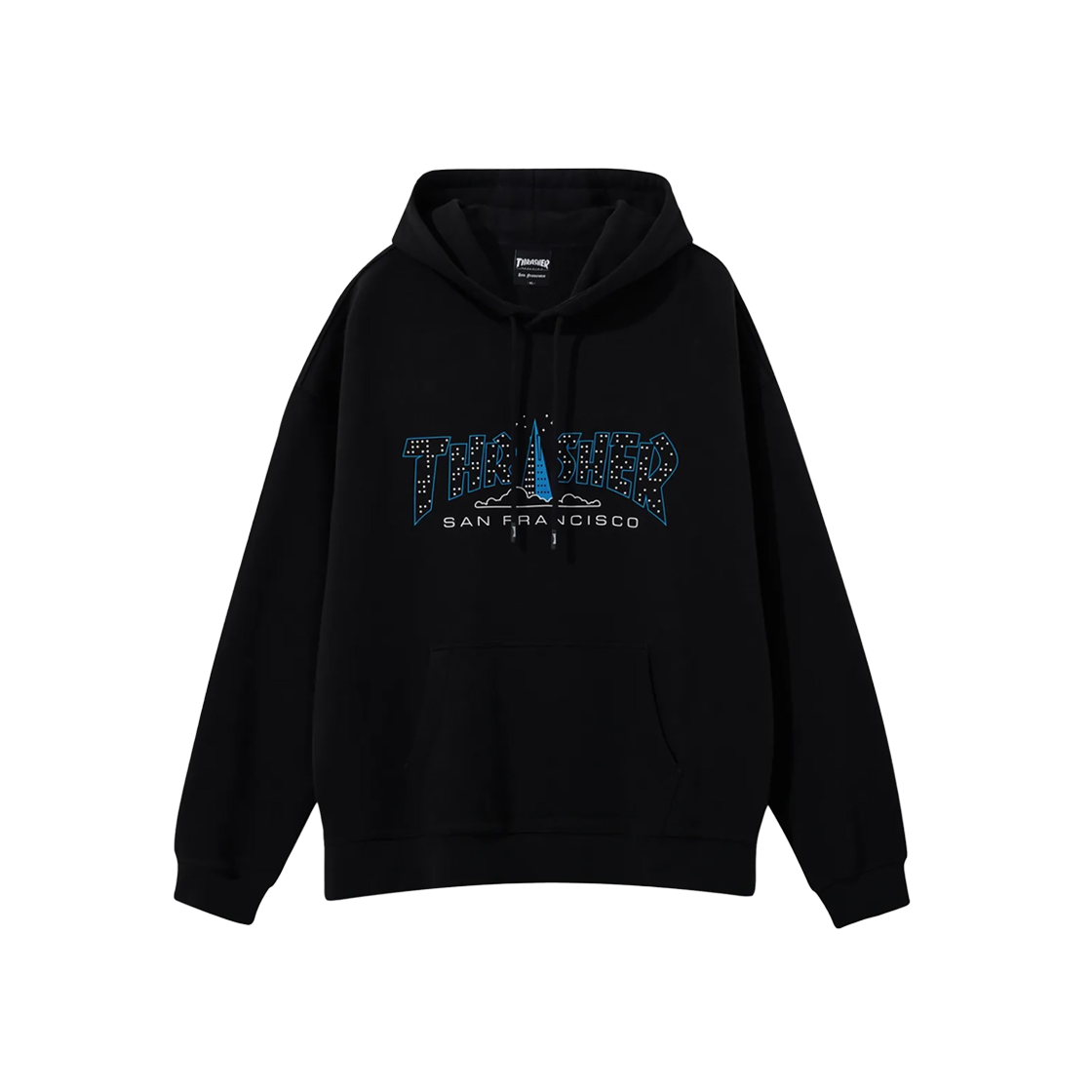 TR2403HD16BK THRASHER San Francisco Logo Hoodie Black