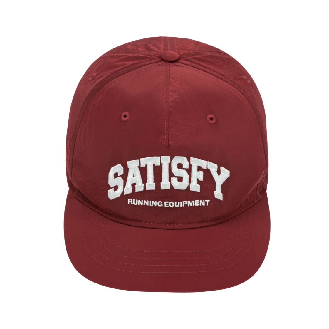 새티스파이 플라이트실크 핀치 캡 버건디(Satisfy Flitesilk 5-Panel Pinch Cap Burgundy)