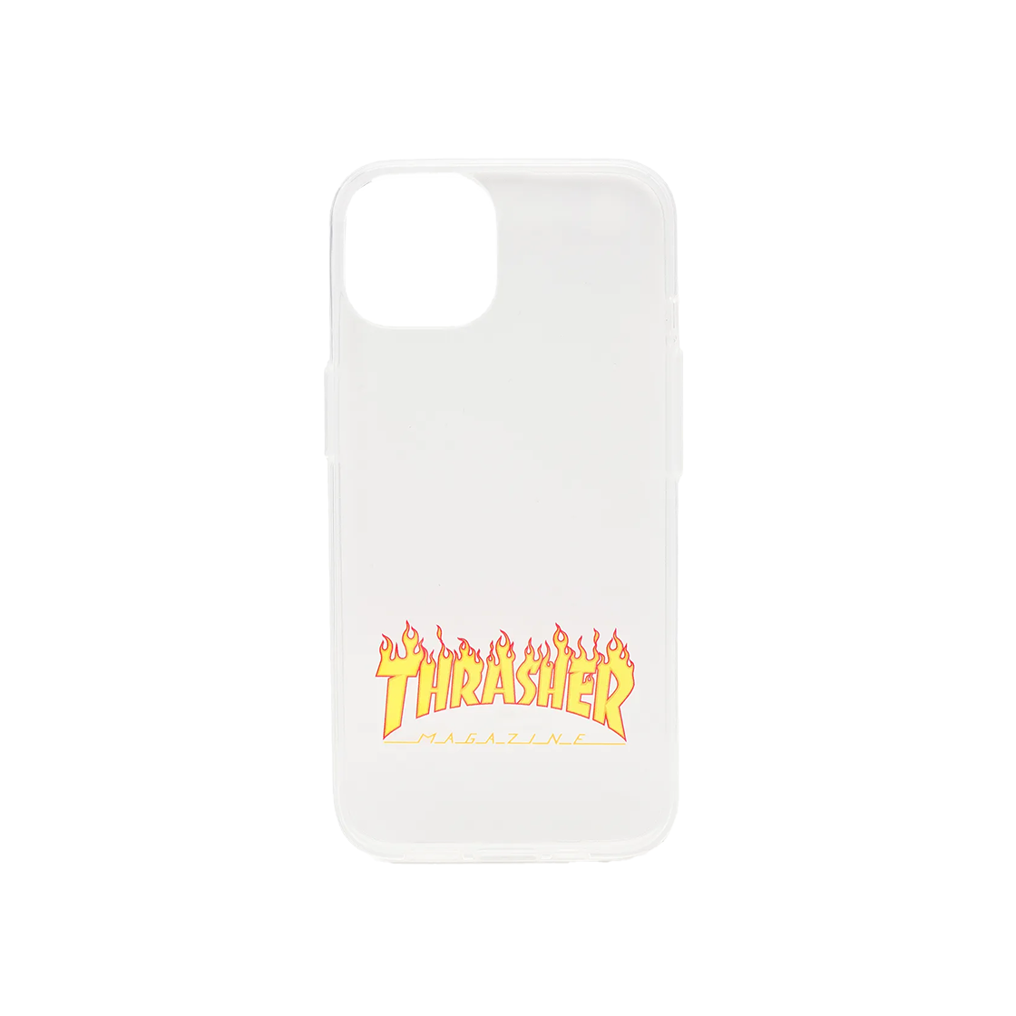 트레셔 플레임 아이폰14 케이스 클리어 옐로우(THRASHER Flame Iphone 14 Case Clear Yellow)