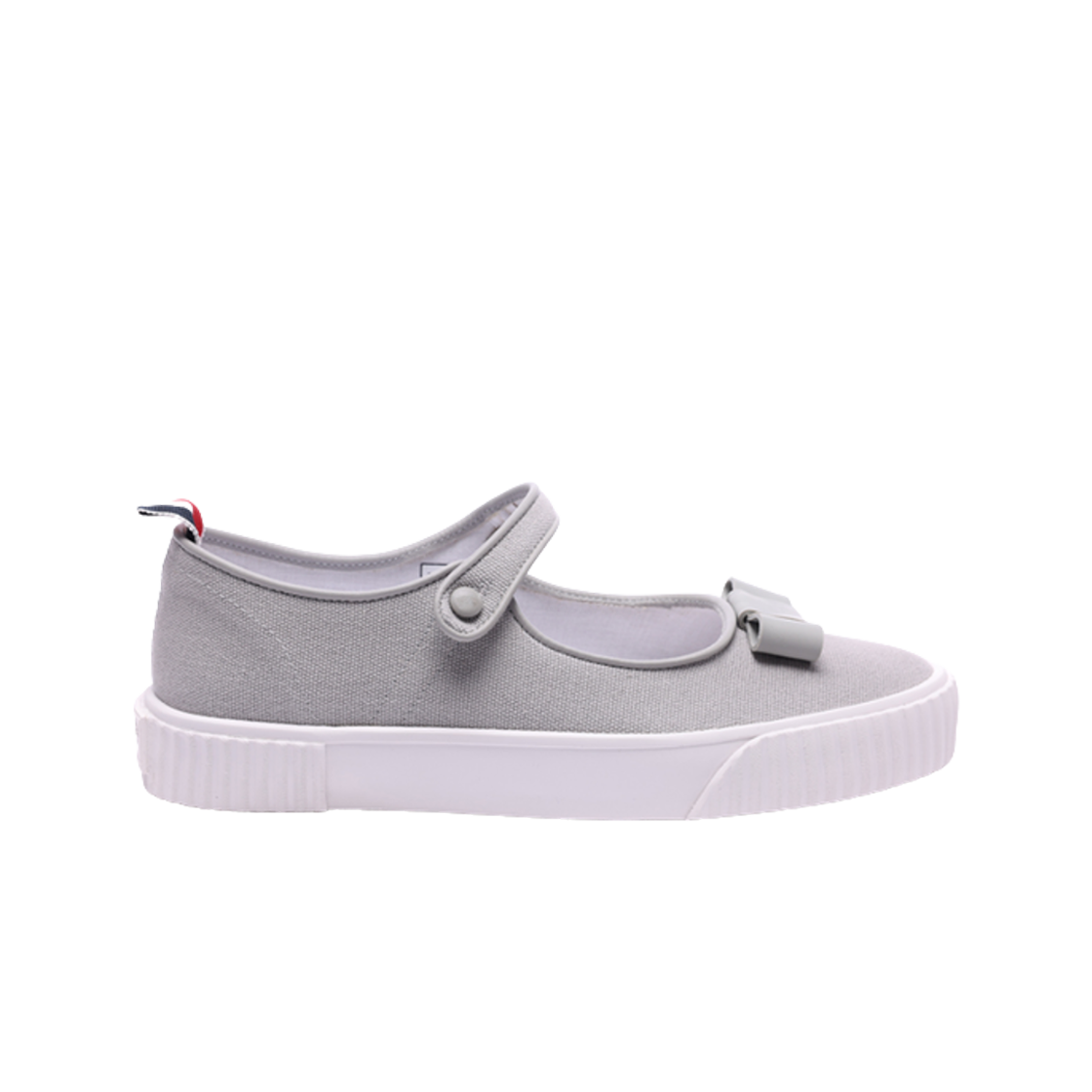 FFF094A-01588-035 (W) Thom Browne Mary Jane Sneakers Medium Grey