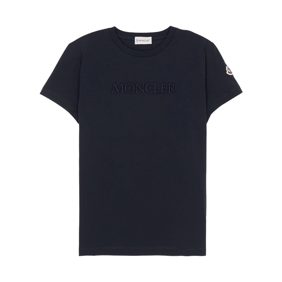 K2-954-8C00016-89AT9-778 (Kids) Moncler Short Sleeve T-Shirt Navy - 25FW