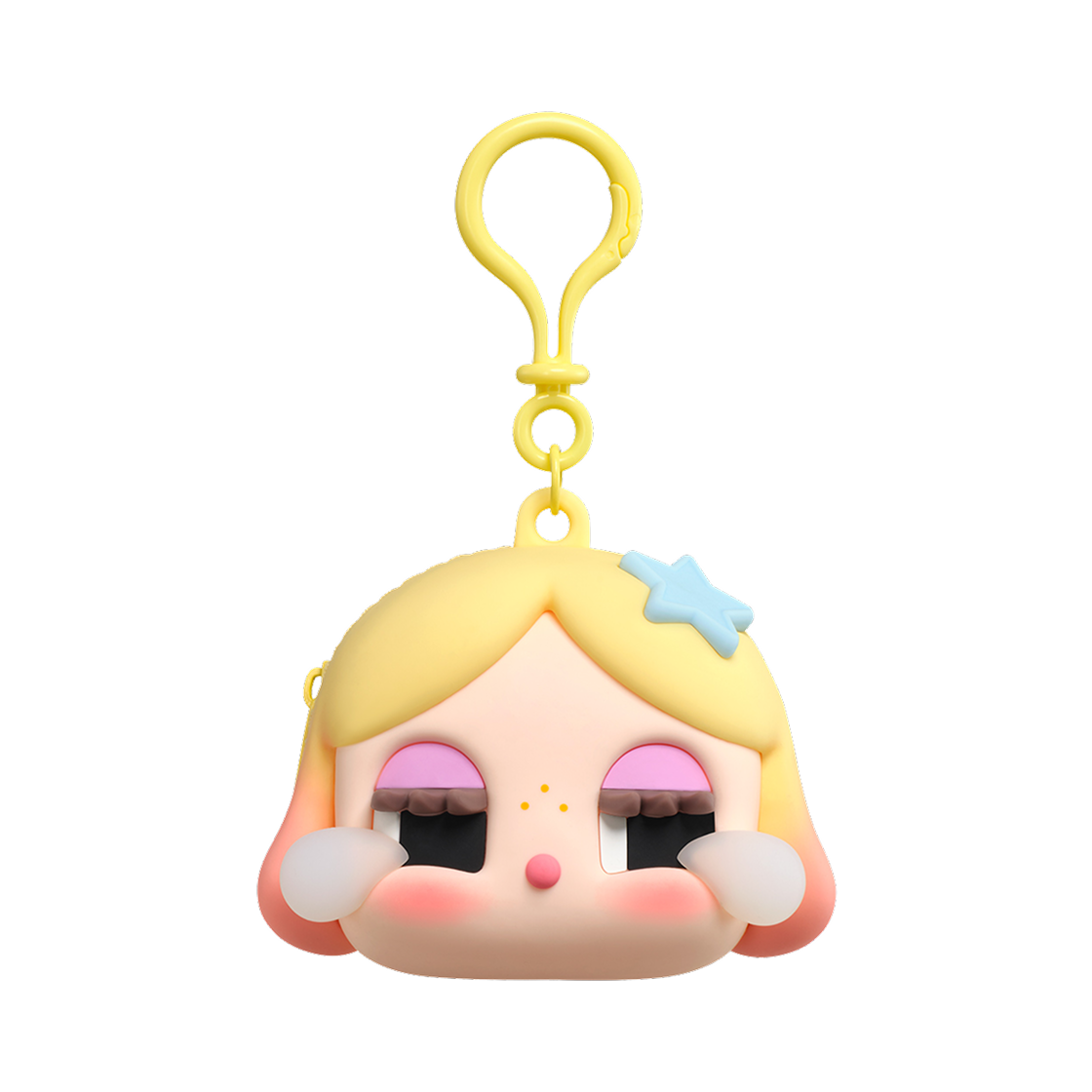 팝마트 크라이베이비 샤이니 샤이니 시리즈 이어폰 케이스 골드(Pop Mart Crybaby Shiny Shiny Series Earphone Case Gold)