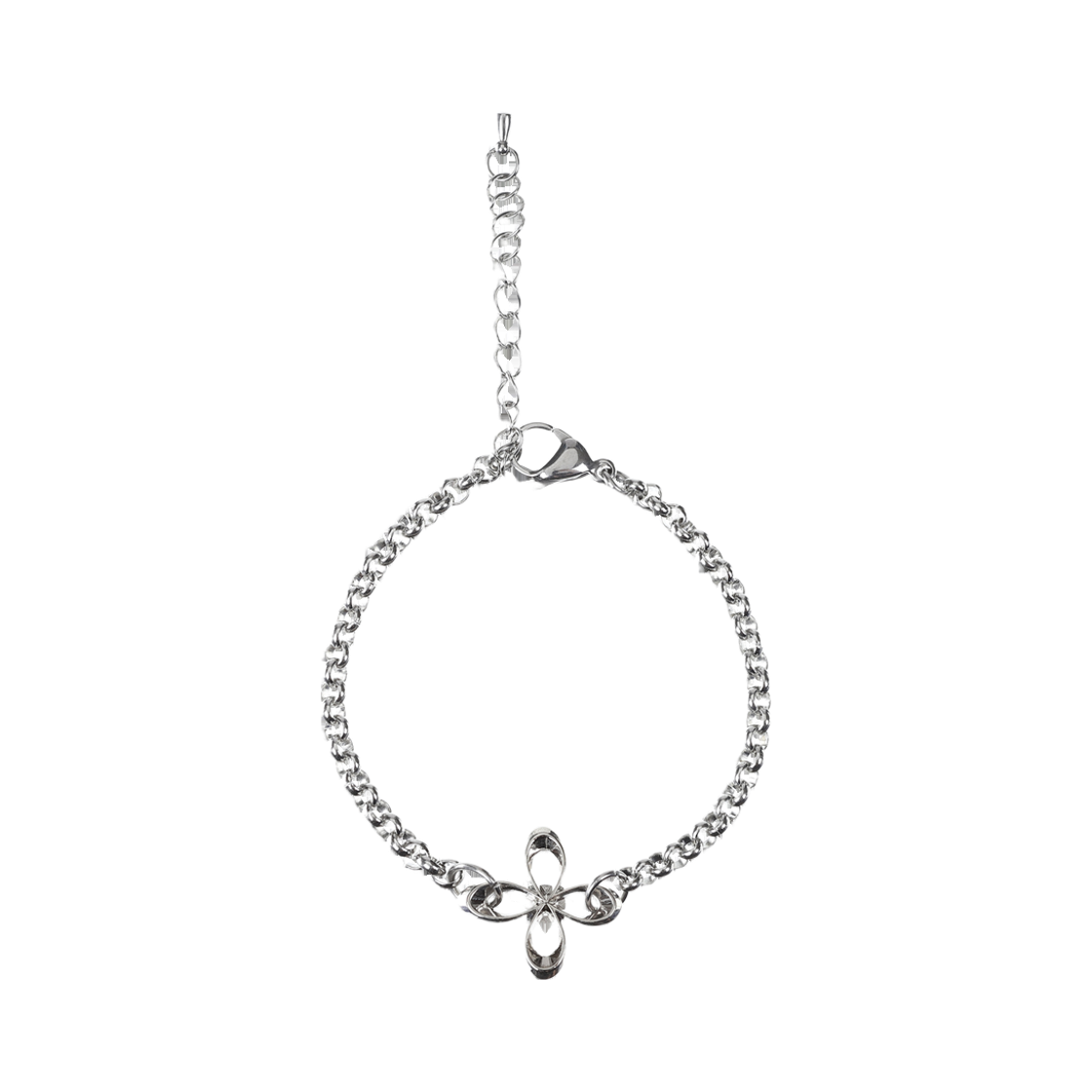 25HSACC04 Surgery Metal Clover Emblem Bracelet