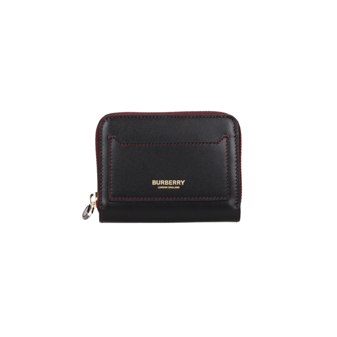 8090468 Burberry Mini Zip Around Wallet Black