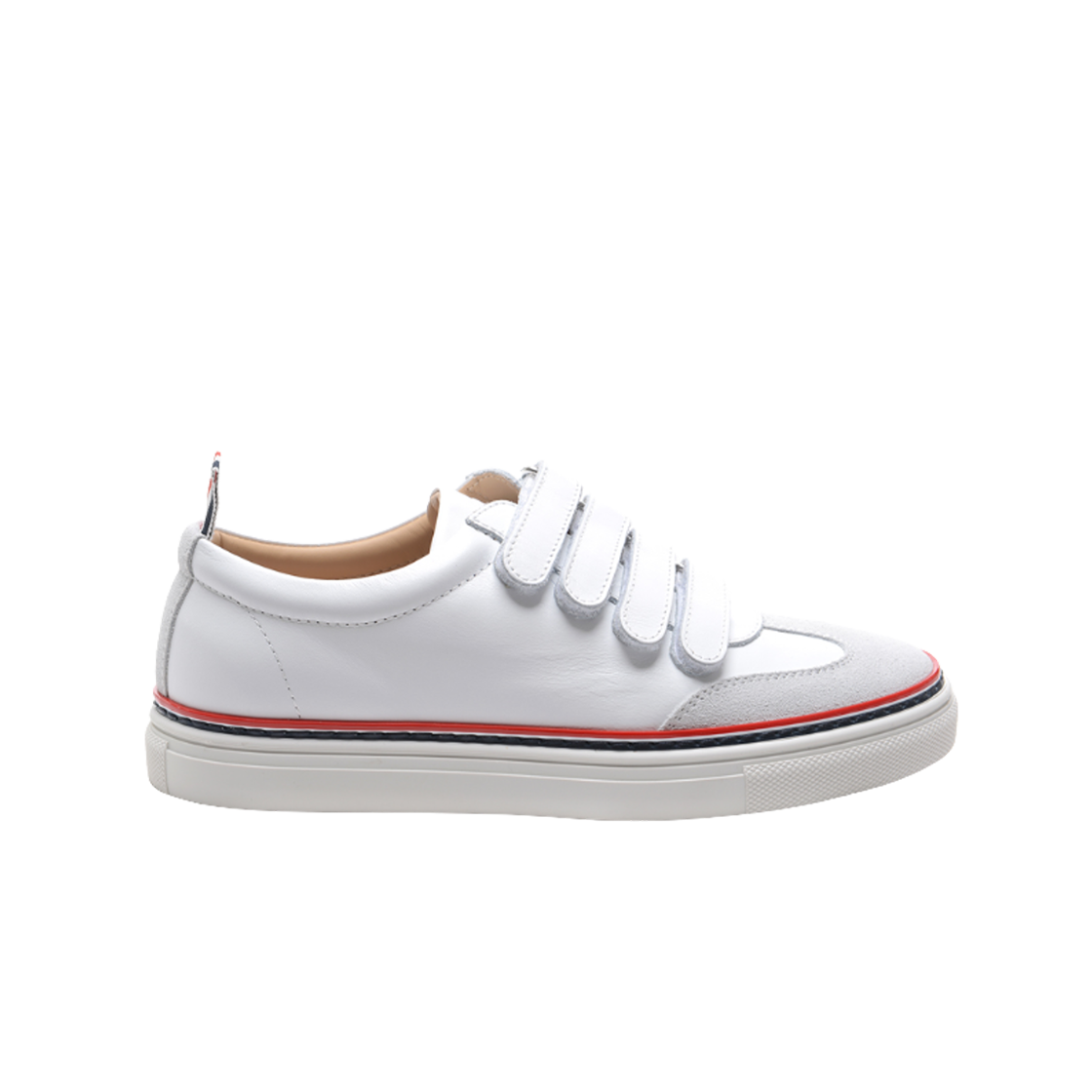 FFD053A-05584-100 (W) Thom Browne Velcro Sneakers White