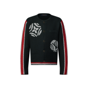 Louis Vuitton Knitted Cotton Jacket Black