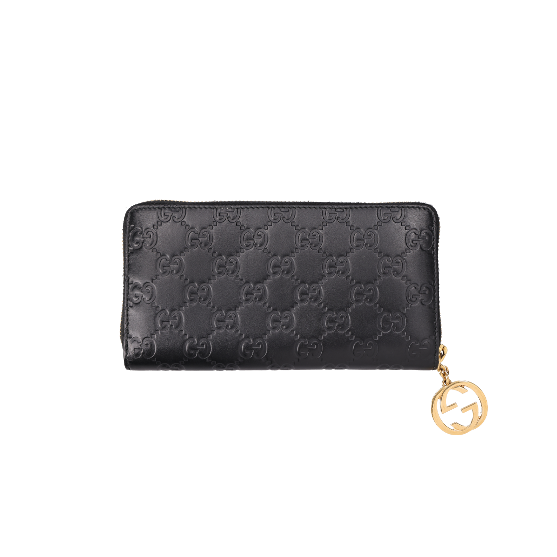 [B등급] 구찌 409342 시마 장지갑 블랙([B등급] Gucci Vintage Shima Long Wallet Black) - 2