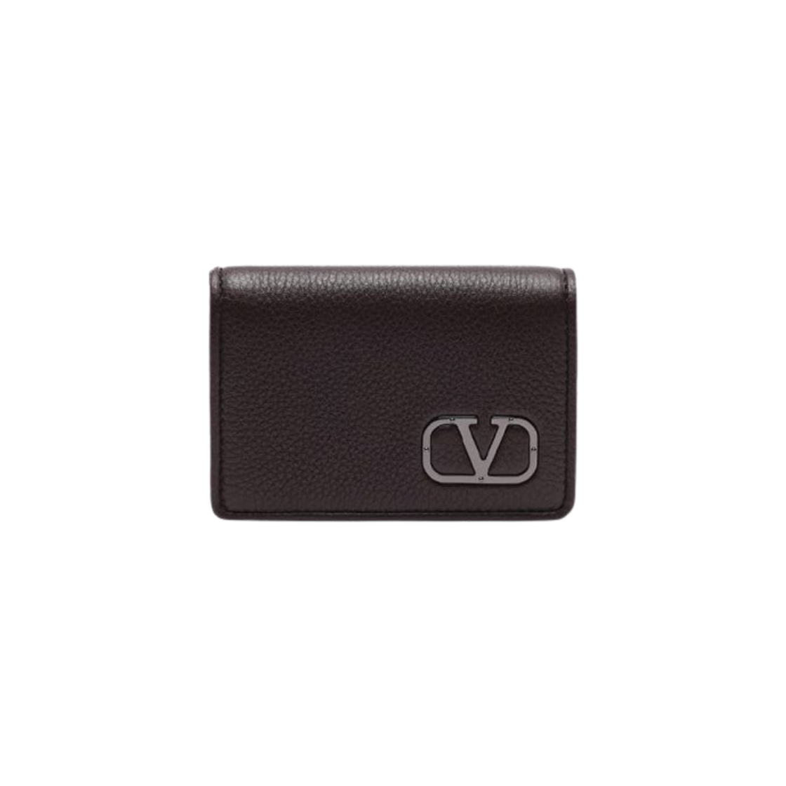 발렌티노 브이로고 시그니쳐 그레이니 카프스킨 카드 홀더 폰덴테(Valentino Vlogo Signature Grainy Calfskin Card Holder Fondant)