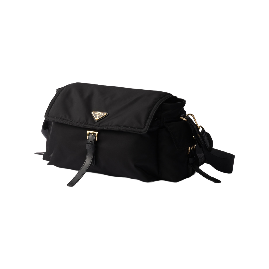 프라다 익스플로어 라지 리나일론 숄더백 블랙(Prada Explore Large Re-Nylon Shoulder Bag Black) - 2