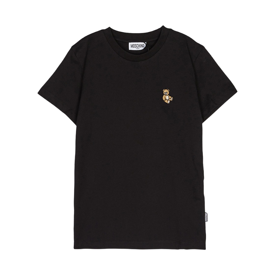 HRM058-LAA10-60100 (Kids) Moschino Short Sleeve T-Shirt Black